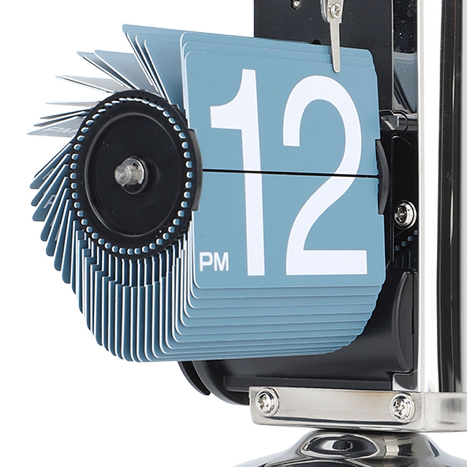 European Style Retro Digital Flip Down Clock 304 Stainless Steel Auto view 15