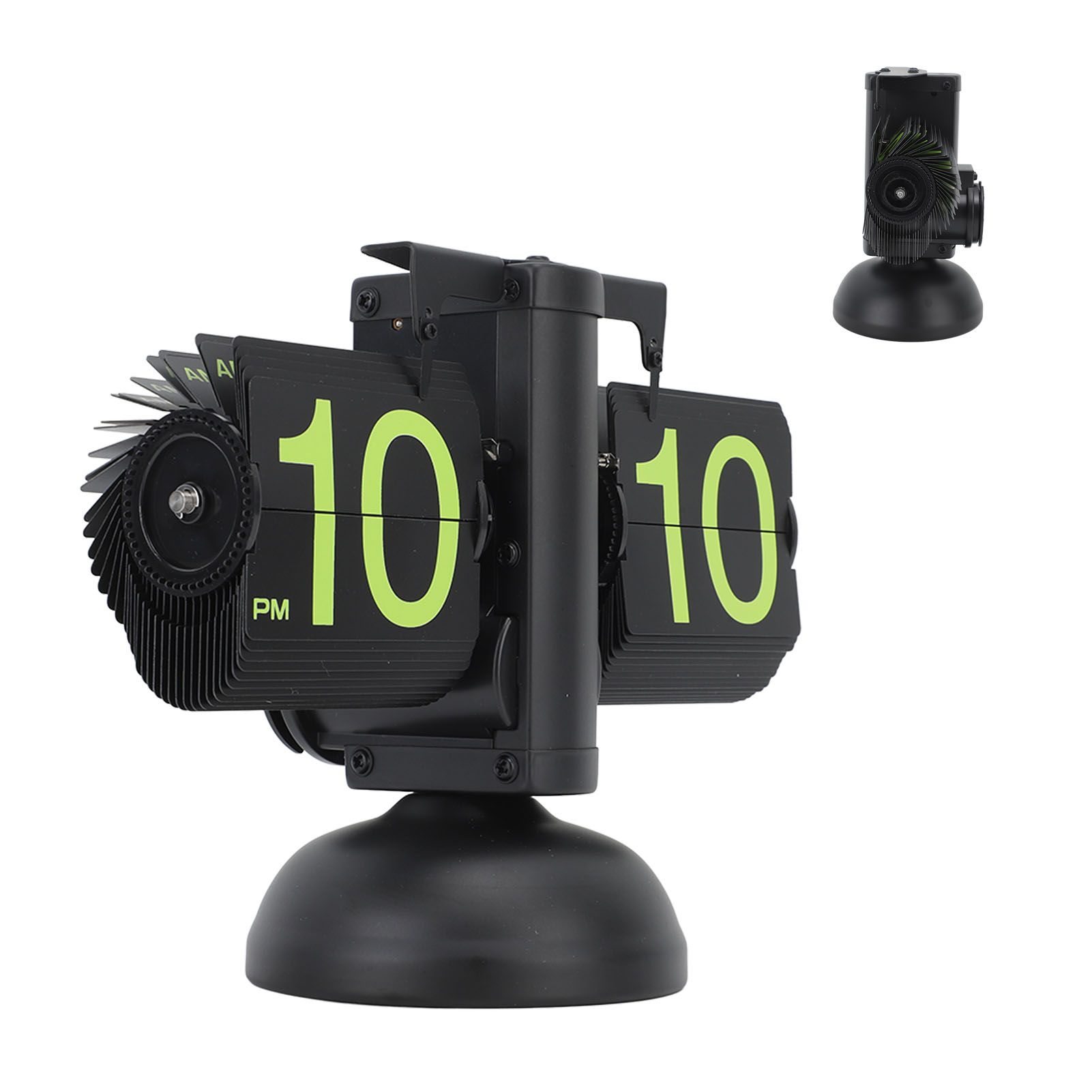 European Style Retro Digital Flip Down Clock 304 Stainless Steel Auto view 8