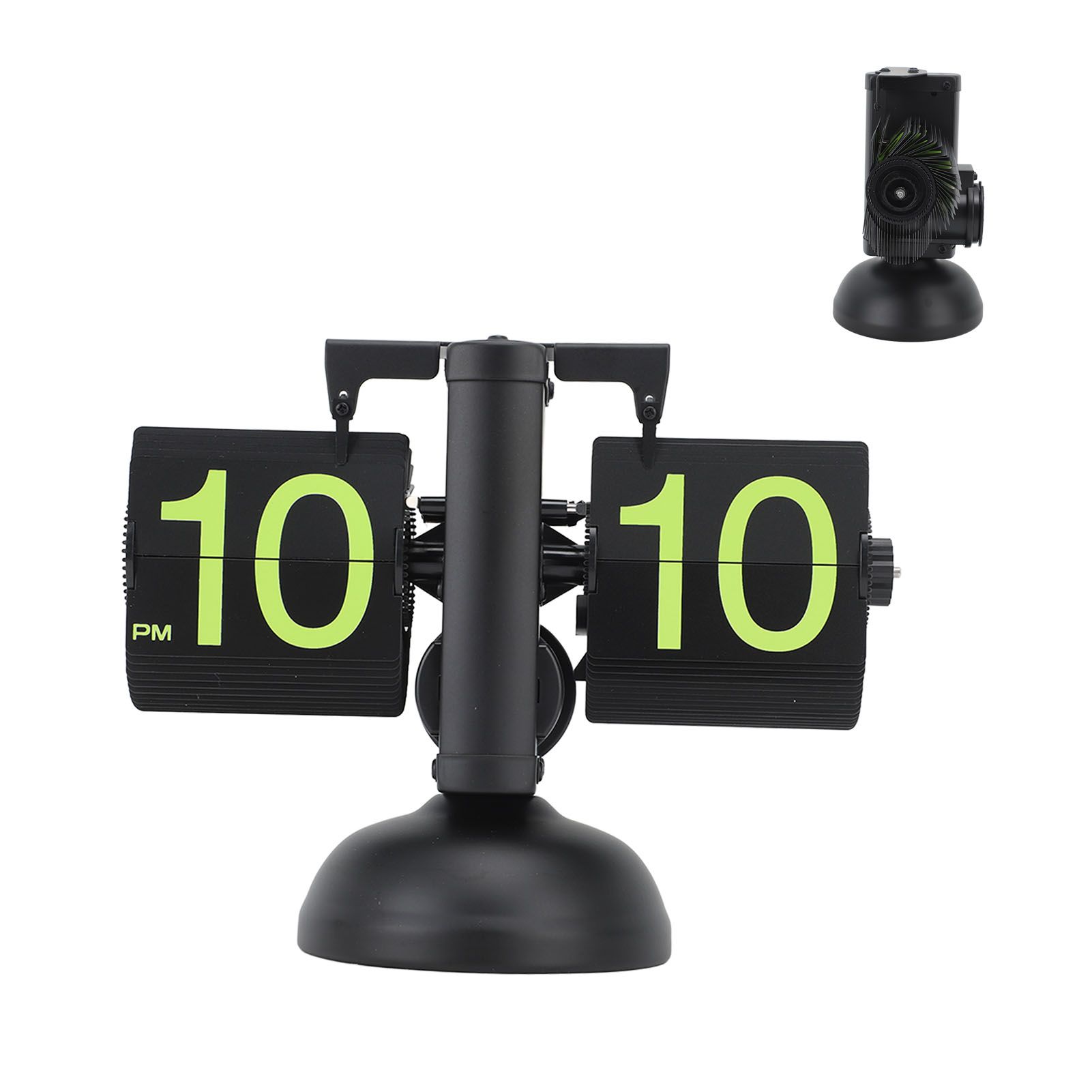 European Style Retro Digital Flip Down Clock 304 Stainless Steel Auto view 9