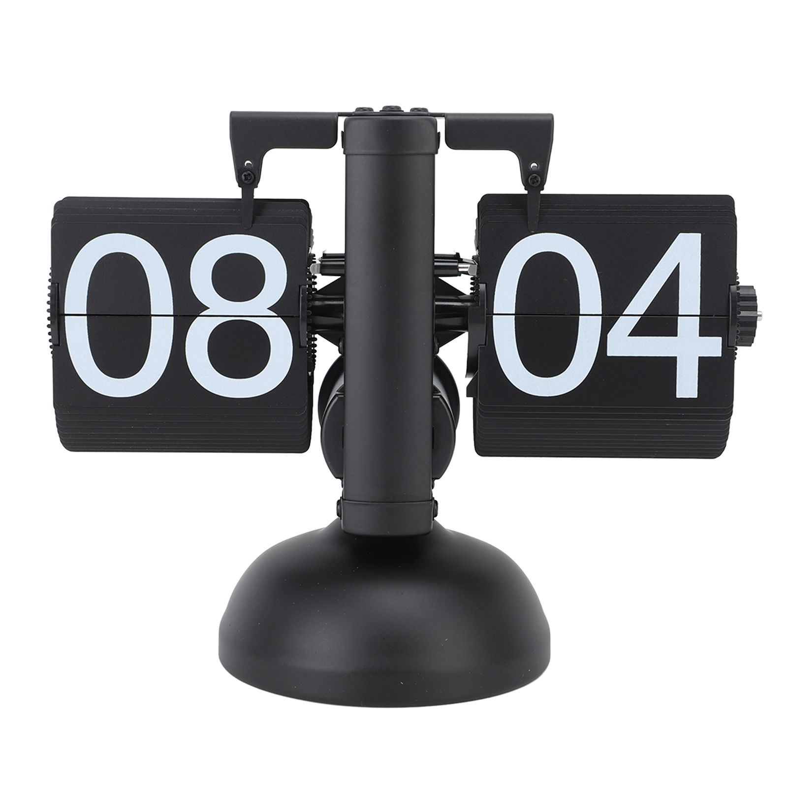 Flip Clock Large Number Battery Powered 304 Stainless Steel Tabletop Retro view 4