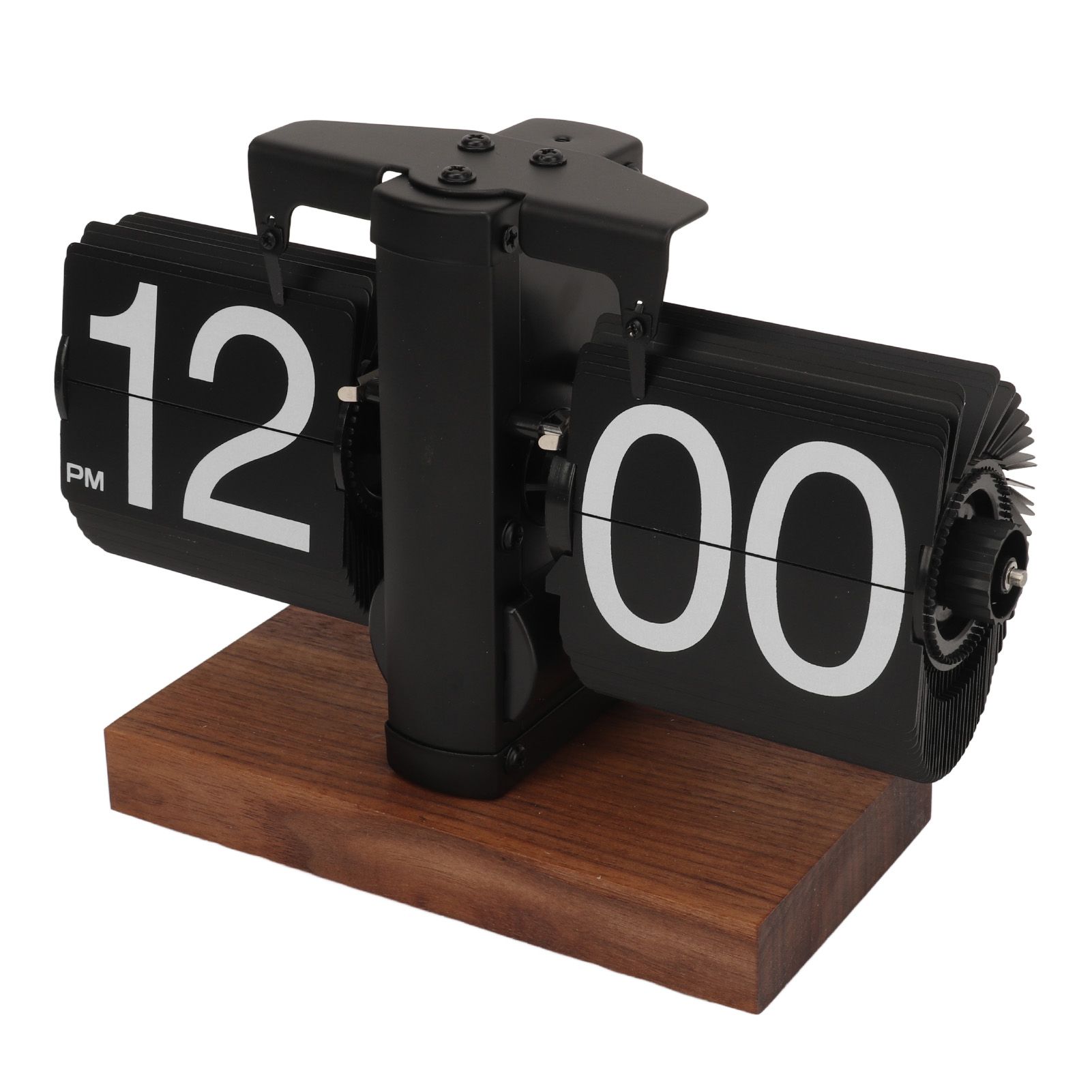 Digital Flip Down Clock Retro Automatic Turning Battery Operated Mechanical view 2