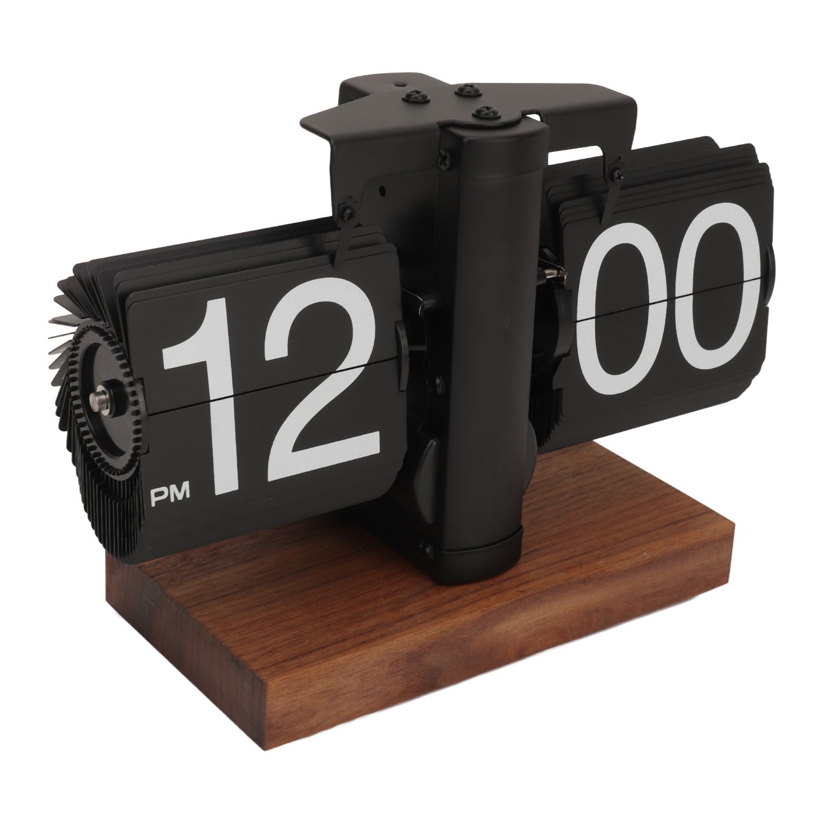 Digital Flip Down Clock Retro Automatic Turning Battery Operated Mechanical view 3