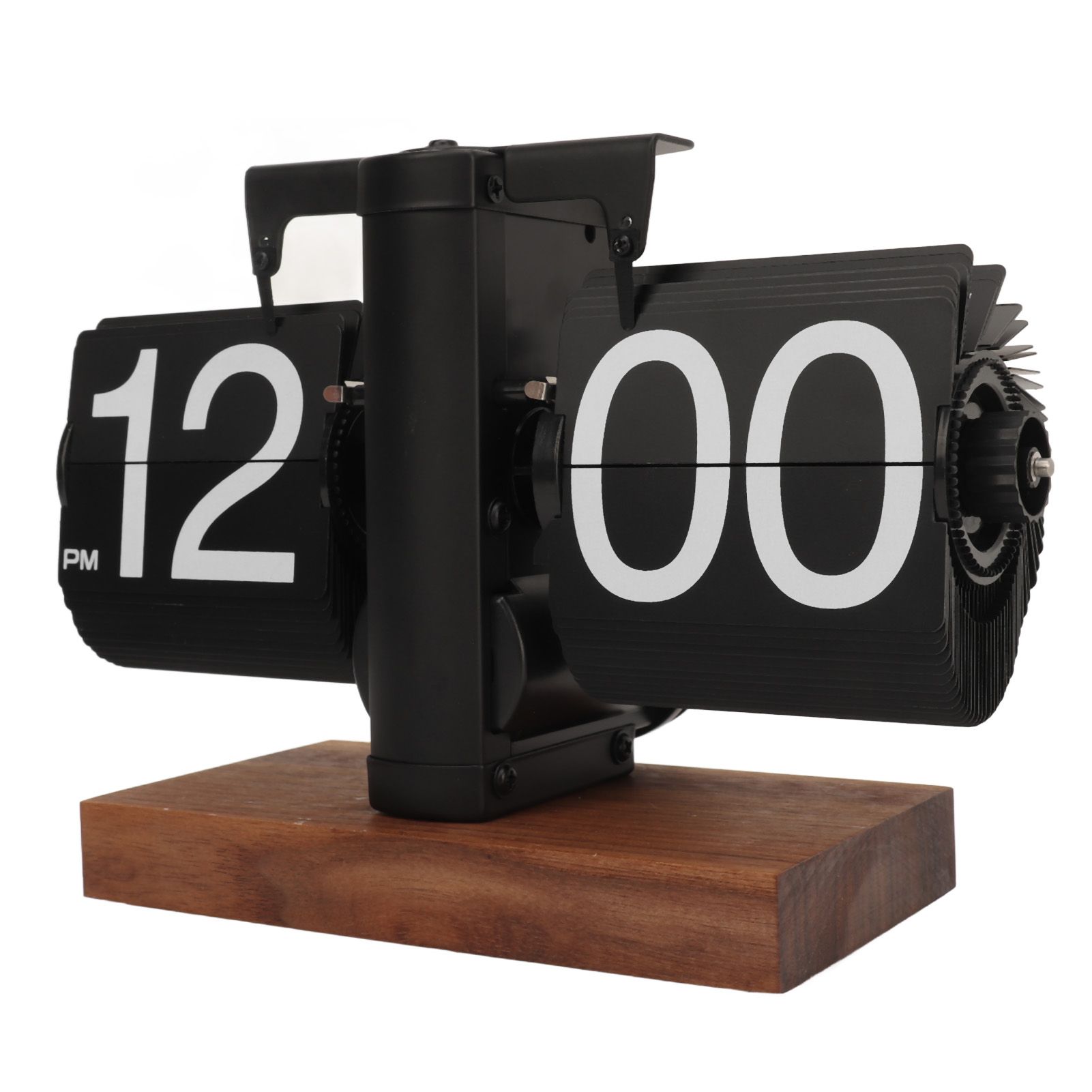 Digital Flip Down Clock Retro Automatic Turning Battery Operated Mechanical view 4