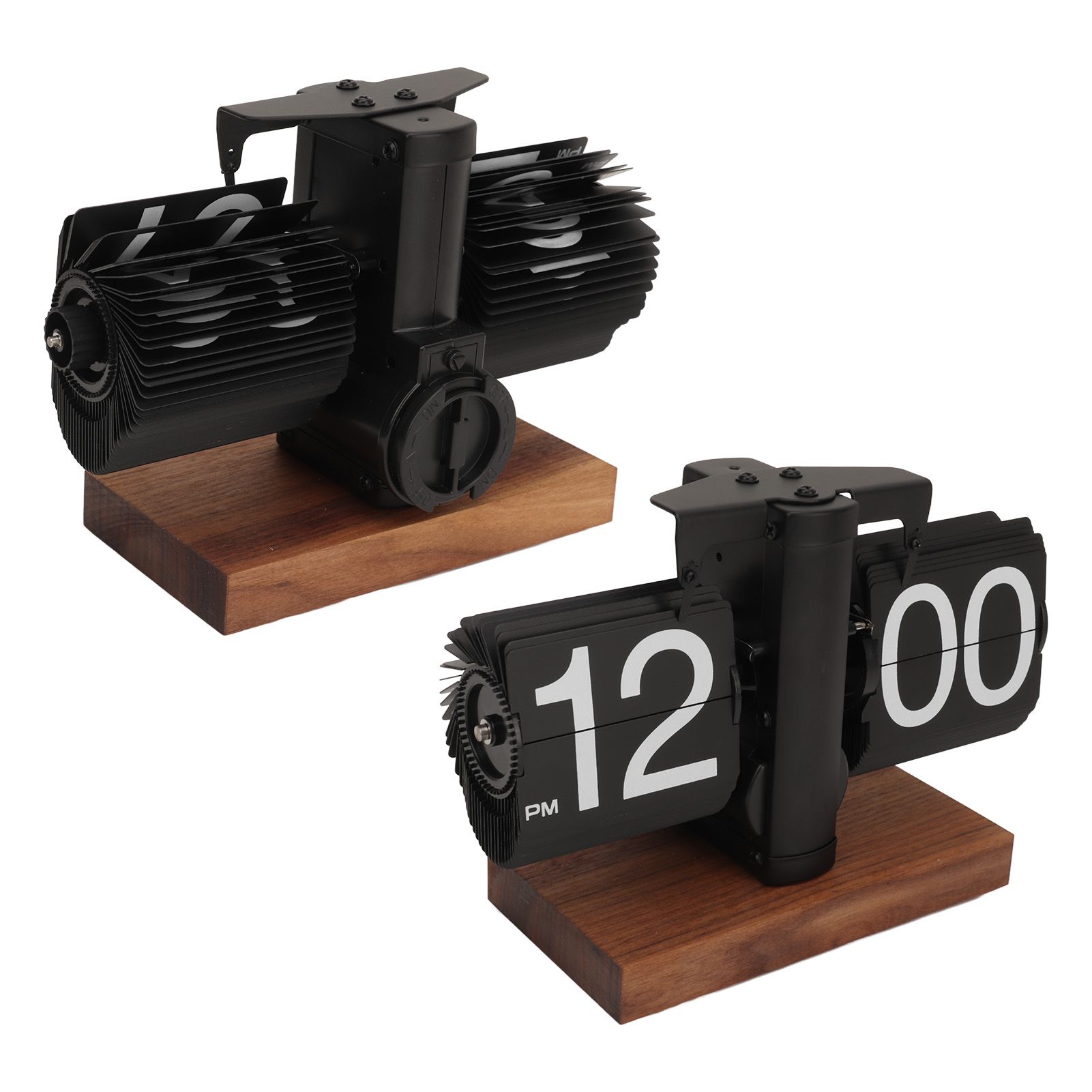 Digital Flip Down Clock Retro Automatic Turning Battery Operated Mechanical view 10