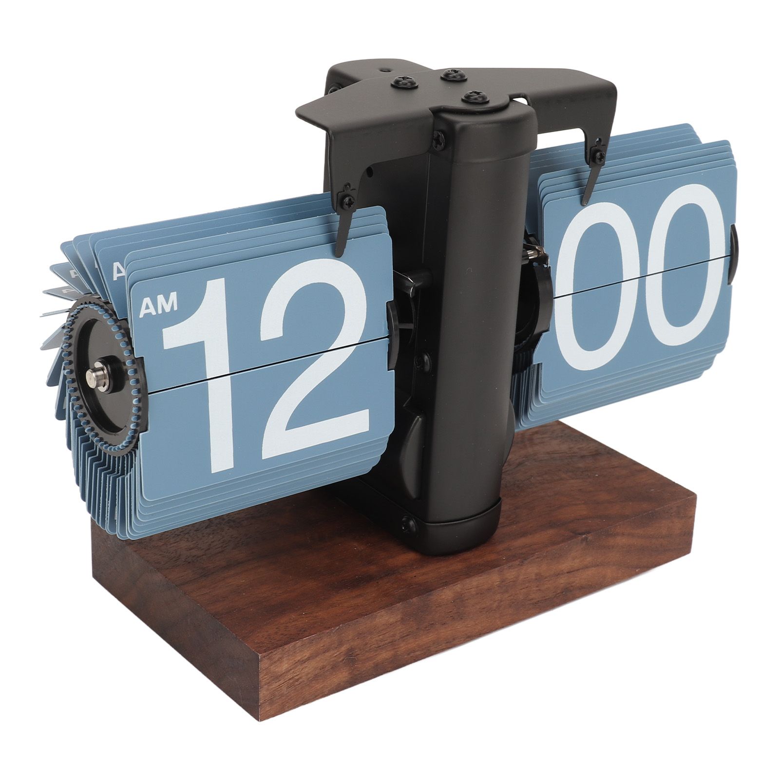 Digital Flip Down Clock Retro Automatic Turning Battery Operated Mechanical view 3