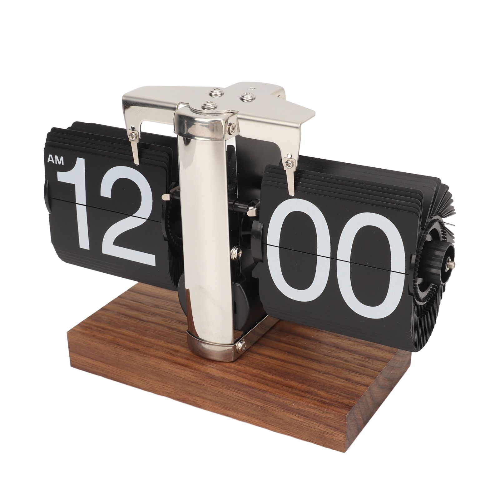 Digital Flip Down Clock Retro Automatic Turning Battery Operated Mechanical view 2