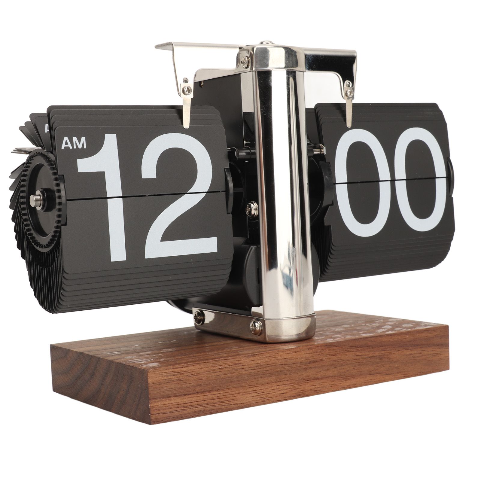 Digital Flip Down Clock Retro Automatic Turning Battery Operated Mechanical view 6