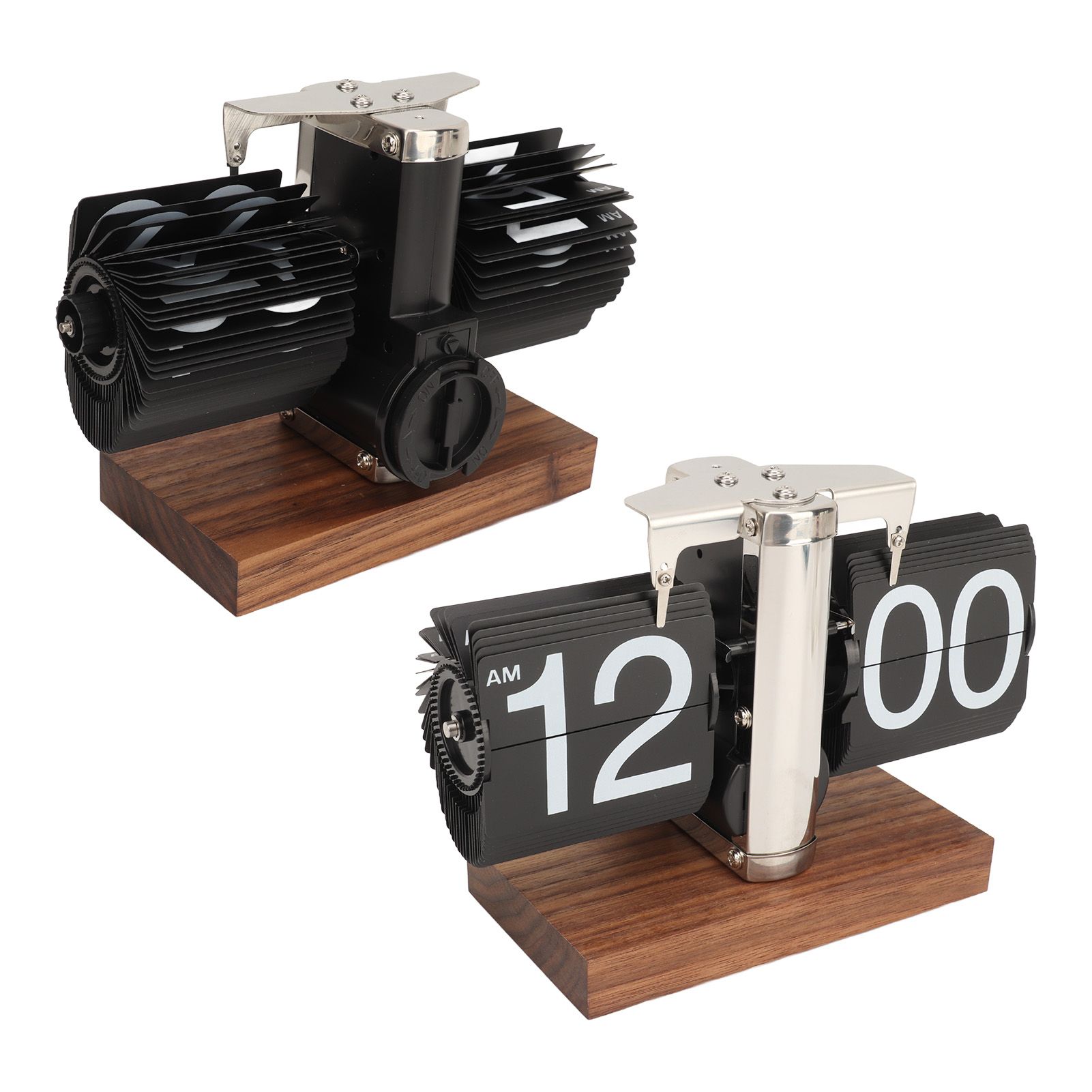 Digital Flip Down Clock Retro Automatic Turning Battery Operated Mechanical view 8