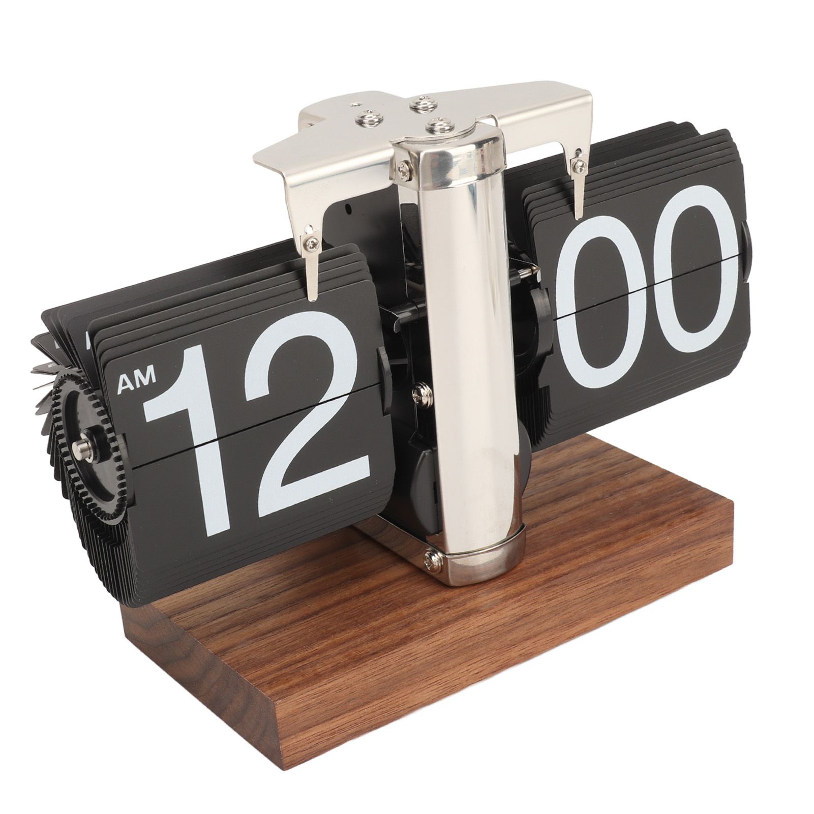 Digital Flip Down Clock Retro Automatic Turning Battery Operated Mechanical view 10