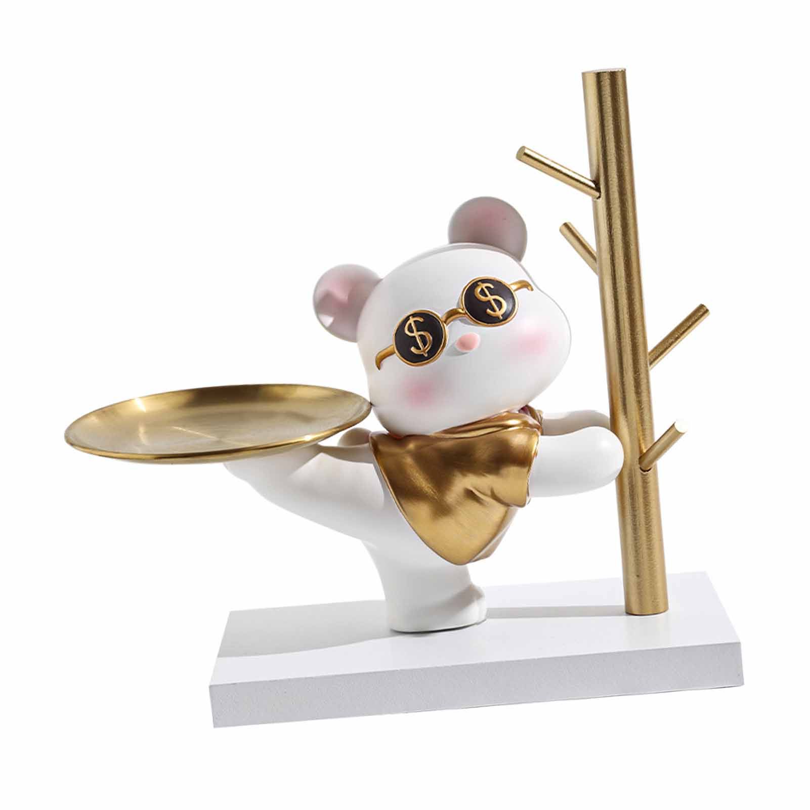 Entryway Key Storage Ornament Cartoon Cute Entryway Key Holder Ornament with view 2
