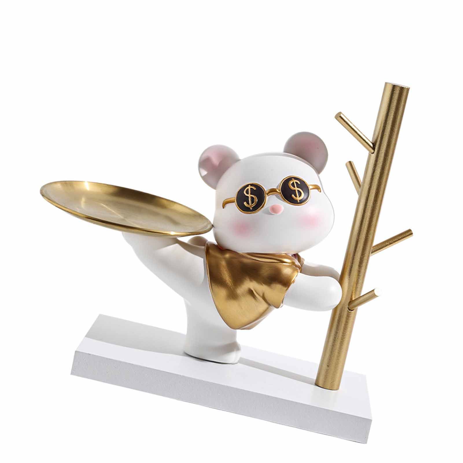 Entryway Key Storage Ornament Cartoon Cute Entryway Key Holder Ornament with view 4