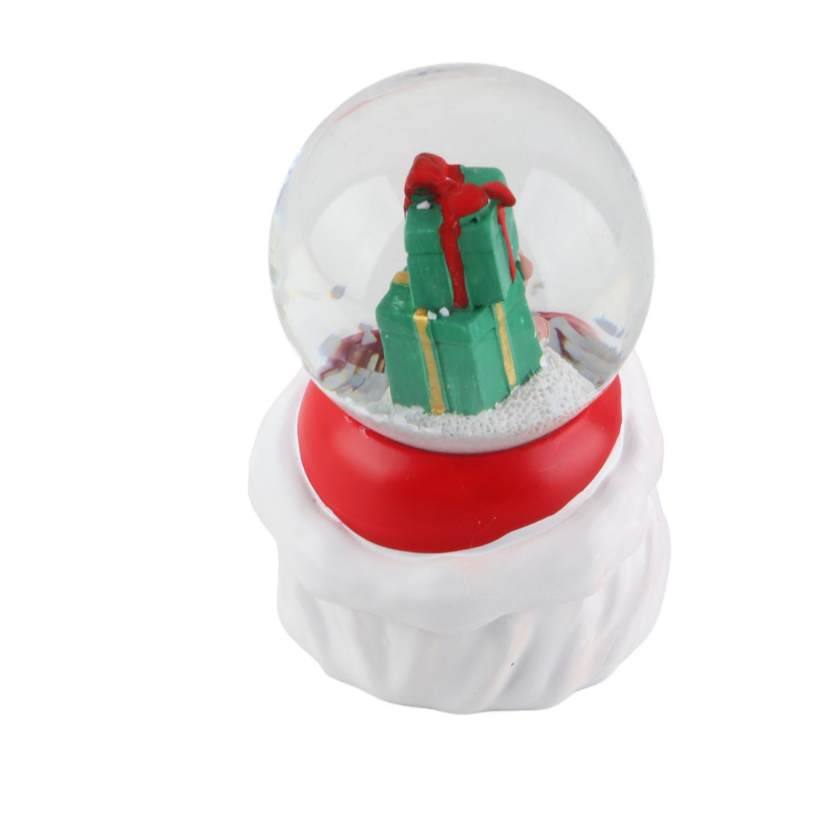 Lighted Christmas Crystal Ball Resin Cute Battery Powered Desktop Christmas view 6