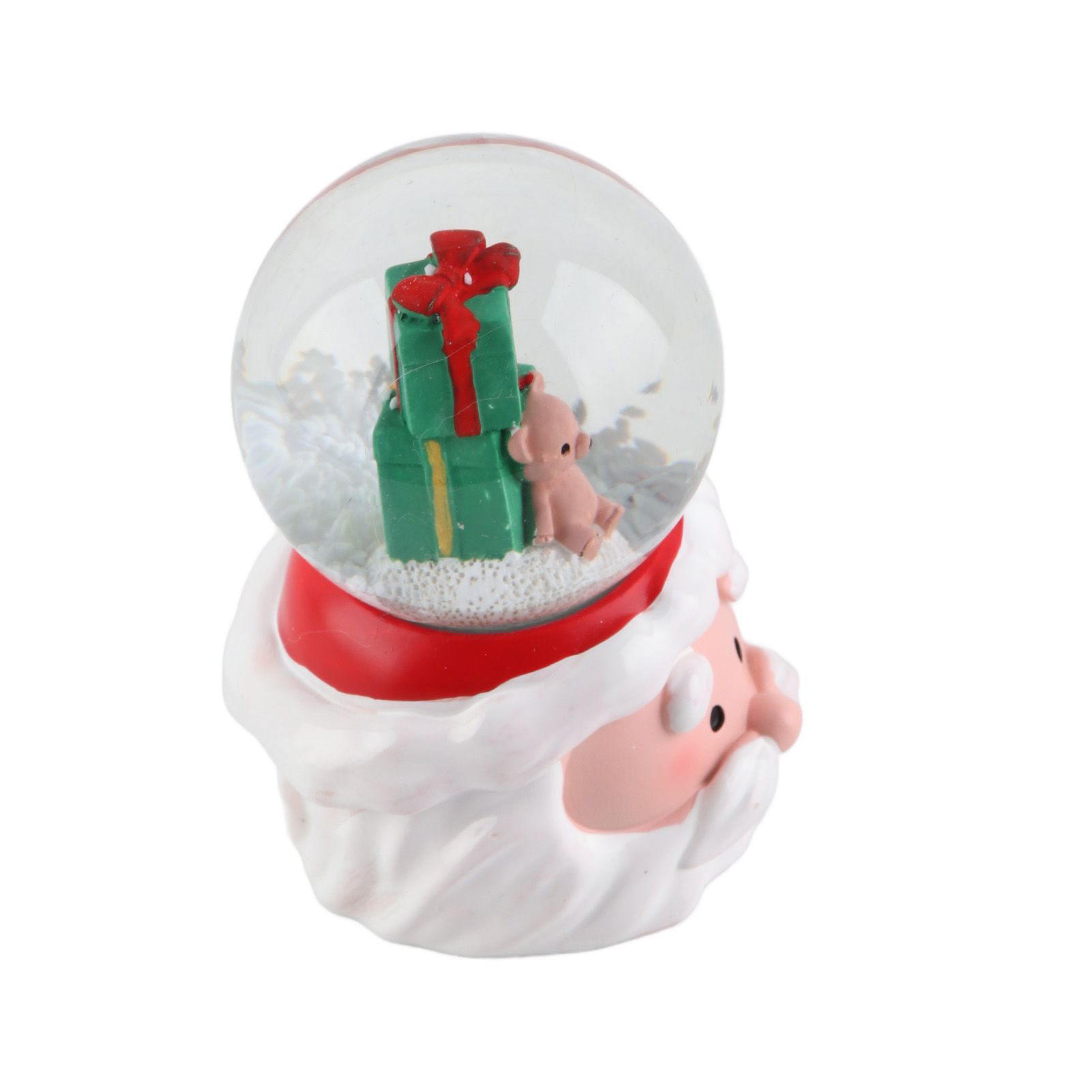 Lighted Christmas Crystal Ball Resin Cute Battery Powered Desktop Christmas view 7