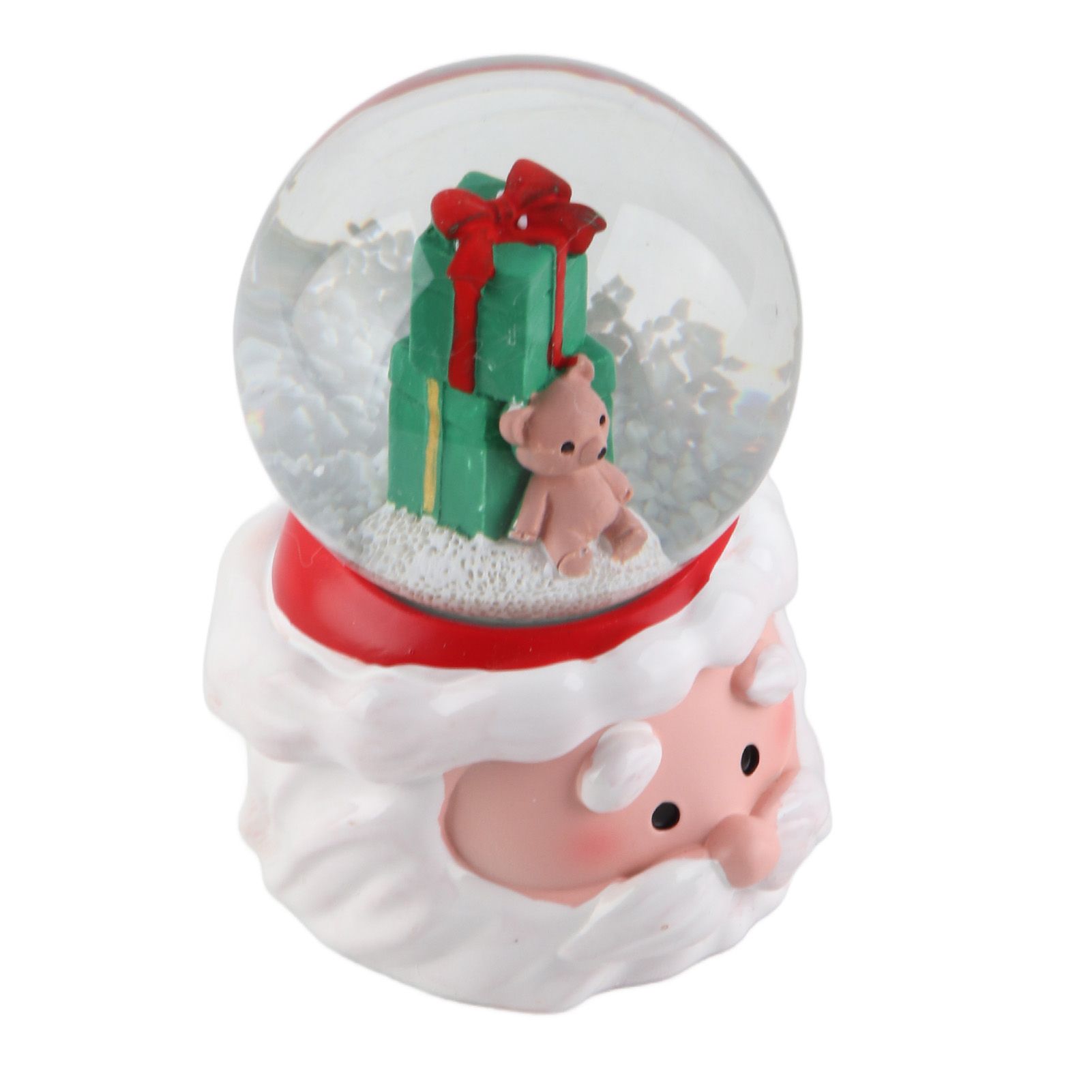 Lighted Christmas Crystal Ball Resin Cute Battery Powered Desktop Christmas view 8