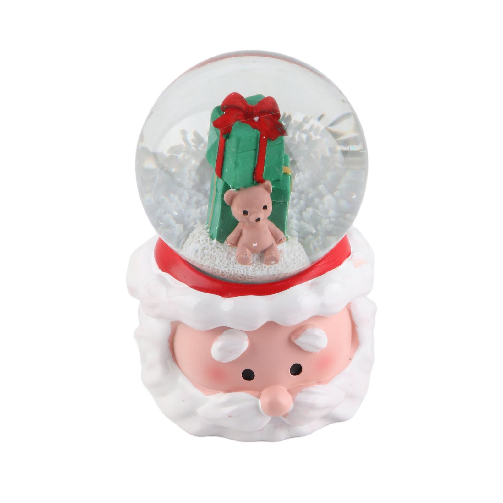 Lighted Christmas Crystal Ball Resin Cute Battery Powered Desktop Christmas view 9