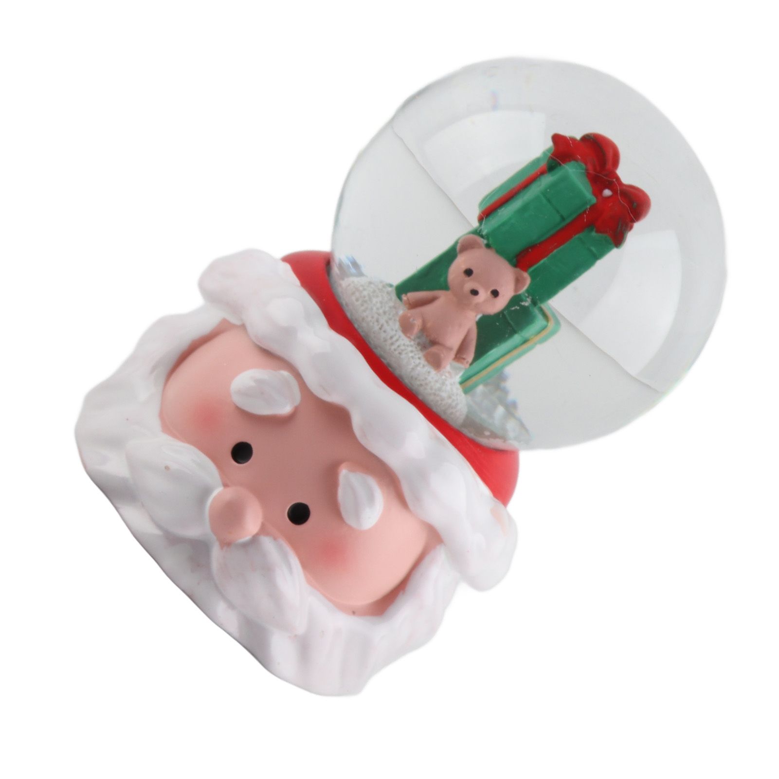Lighted Christmas Crystal Ball Resin Cute Battery Powered Desktop Christmas view 11