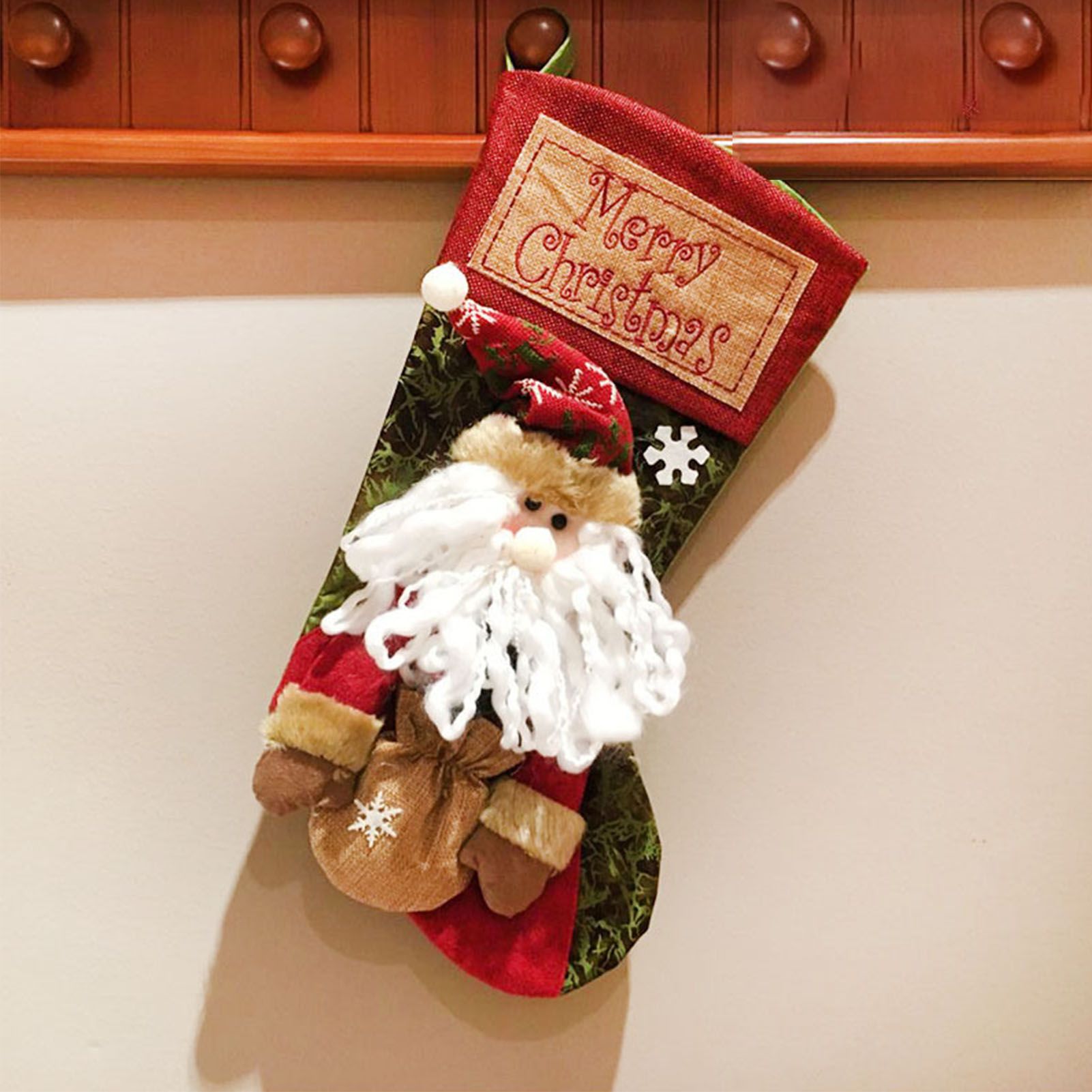 Christmas Stockings Exquisite Handcrafted Personalized Xmas Hanging Stocking view 5