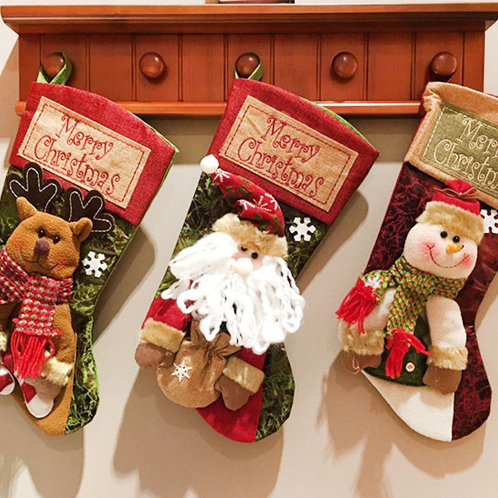 Christmas Stockings Exquisite Handcrafted Personalized Xmas Hanging Stocking view 7