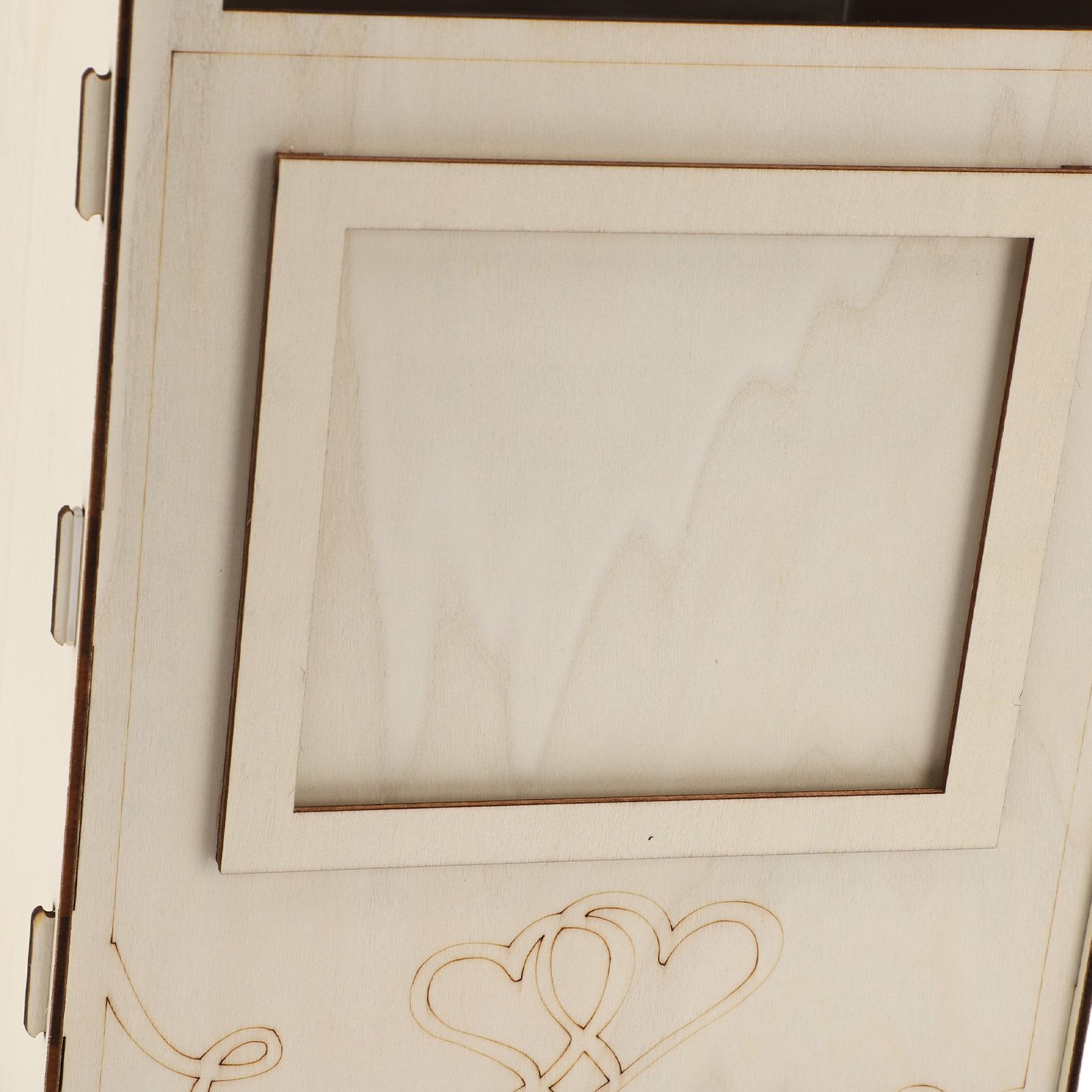 DIY Wooden Wedding Mailbox Post Box with Lock Key for Reception Wedding view 14
