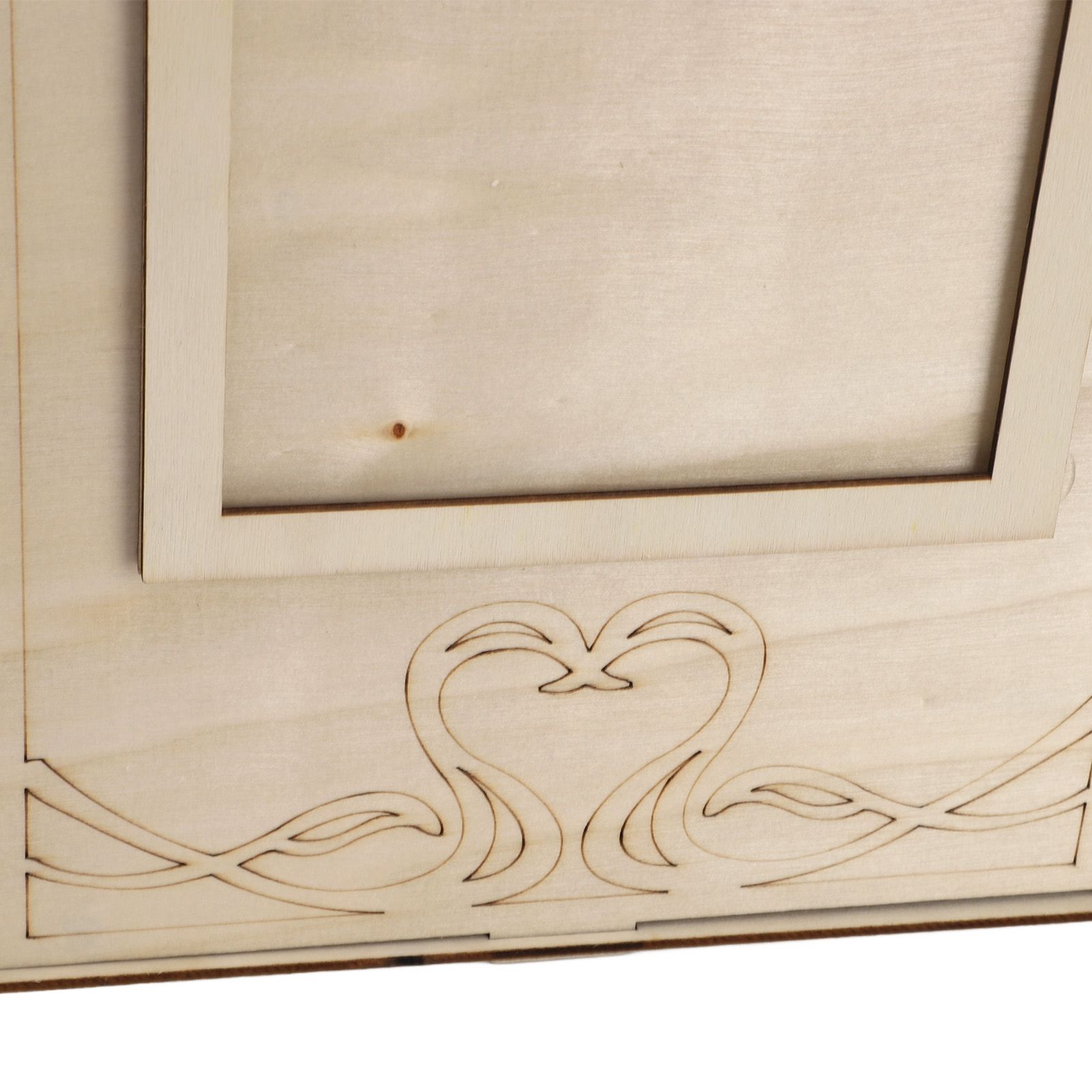 DIY Wooden Wedding Mailbox Post Box with Lock Key for Reception Wedding view 13