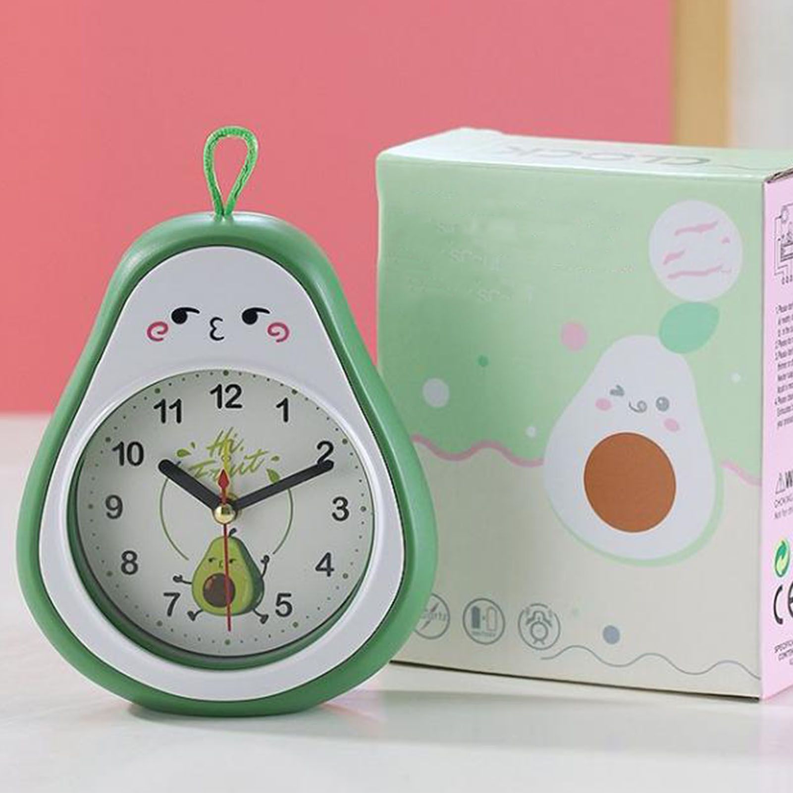 Cartoon Fruit Alarm Clock Kids Alarm Clock Decorative Ornaments Children Gift view 9