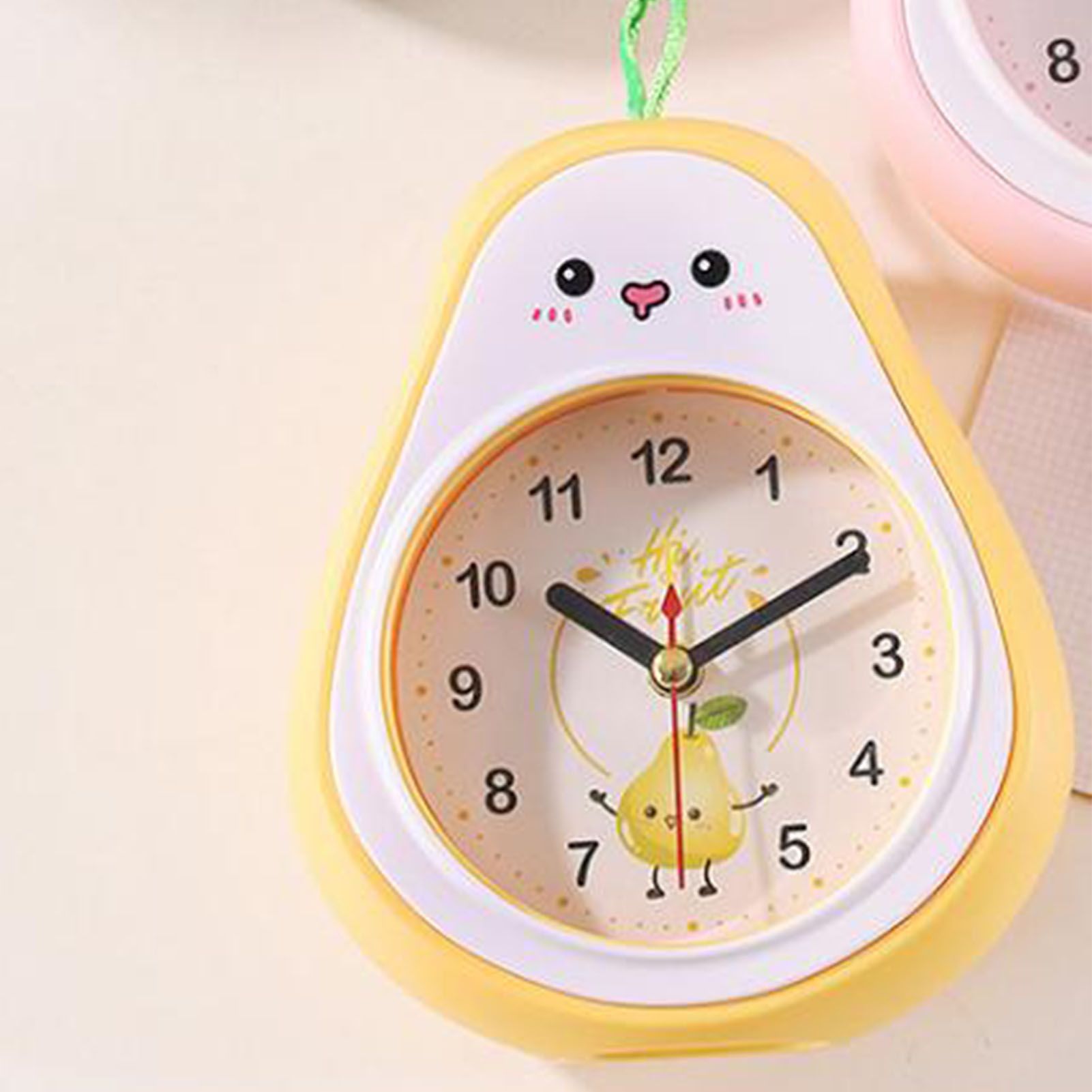 Cartoon Fruit Alarm Clock Kids Alarm Clock Decorative Ornaments Children Gift view 8
