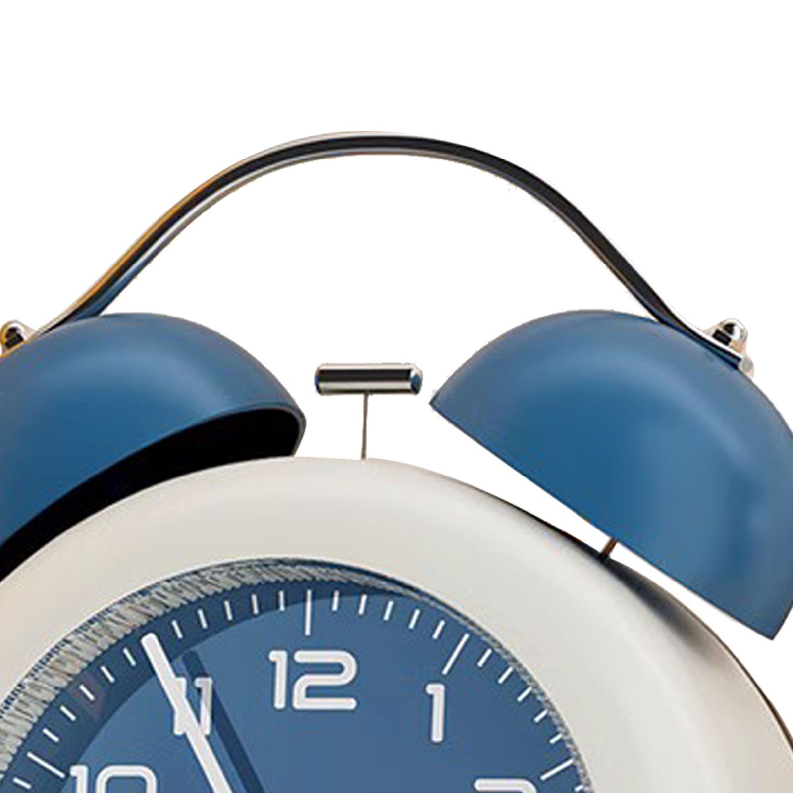 Twin Bell Alarm Clock for Kids ABS Battery Operated Cute Desktop Bedside Alarm view 7