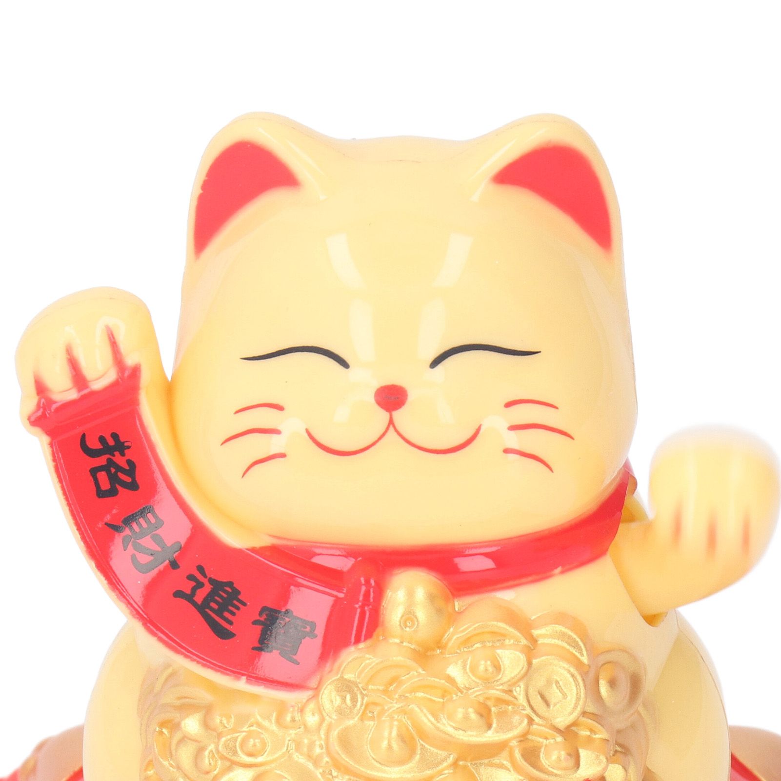 Lucky Cat Decoration Solar Power Arm Waving Fortune Cat Decorative Wealth view 13