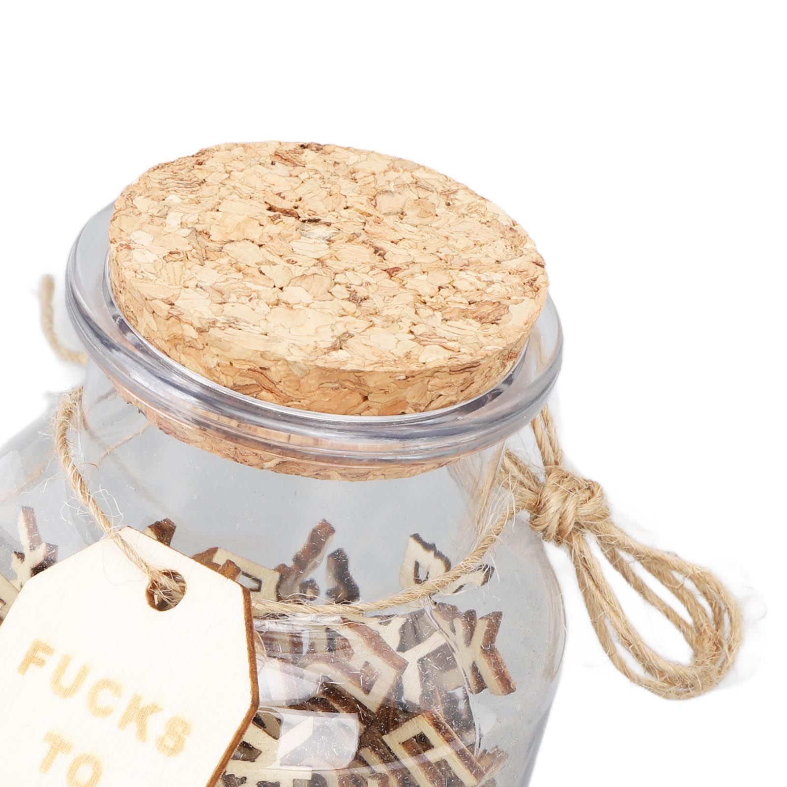 100PCS Jar of Fucks Mini Fucks to Give Wooden Letters Funny Gifts for DIY view 13