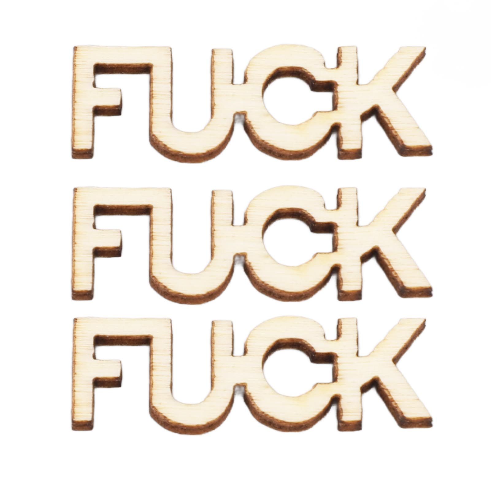 100PCS Jar of Fucks Mini Fucks to Give Wooden Letters Funny Gifts for DIY view 15
