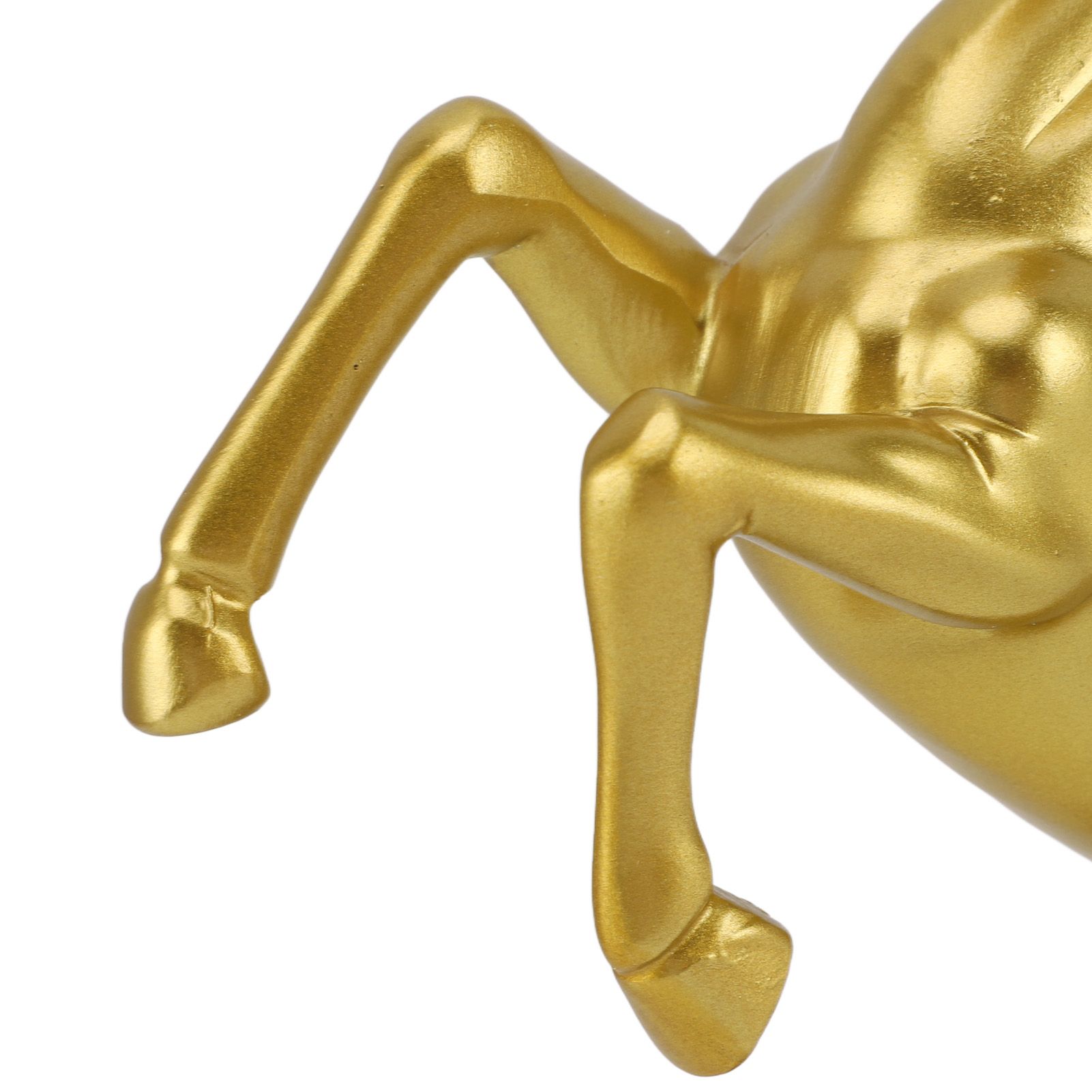 Horse Statue Gold Synthesized Resin Unique Horse Art Figurine for Wine Cabinet view 15