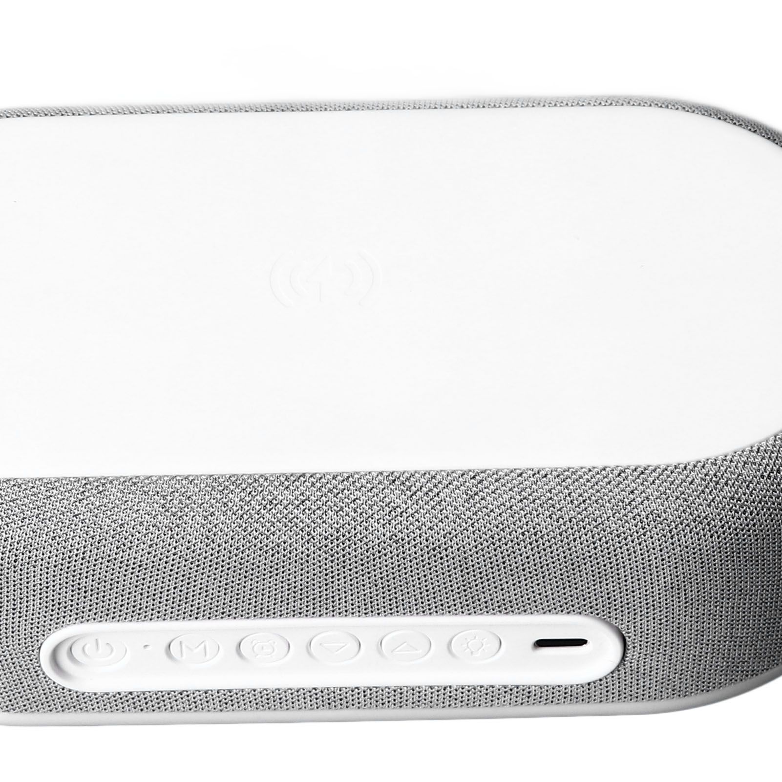 3 in 1 Alarm Clock with Wireless Charging and Night Light Portable view 14