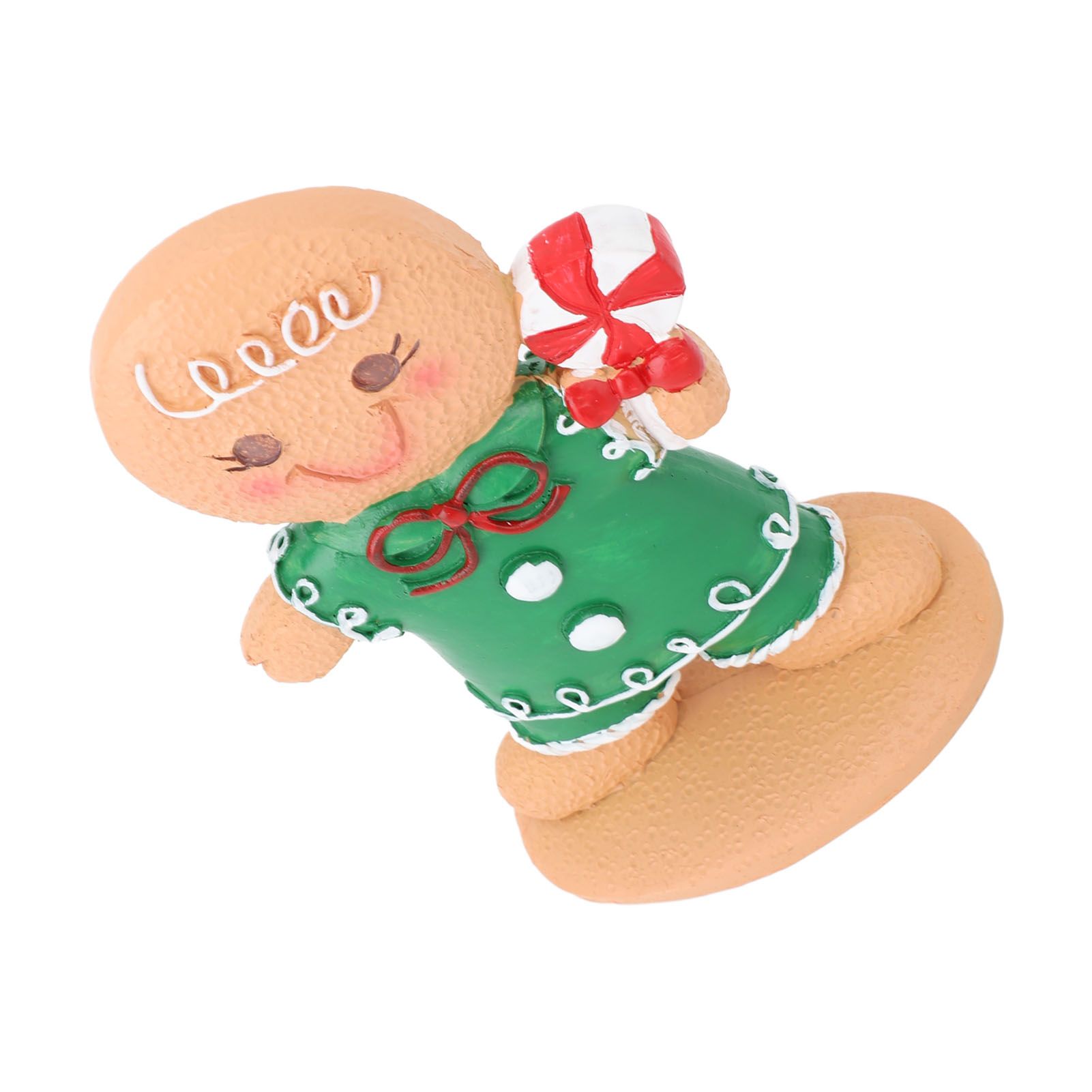 Gingerbread Kids Tabletop Figures Creativity Cute Christmas Gingerbread Table view 3