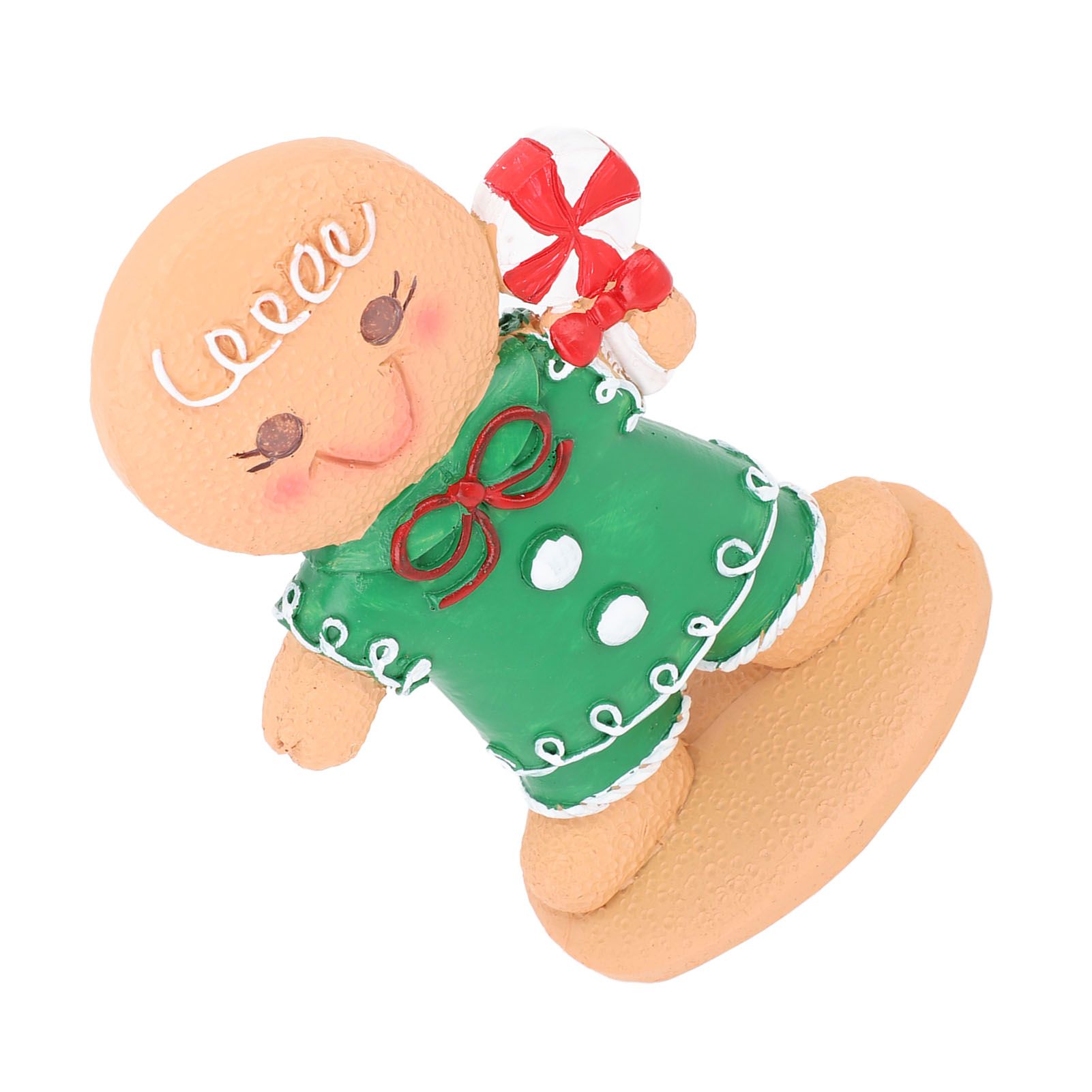 Gingerbread Kids Tabletop Figures Creativity Cute Christmas Gingerbread Table view 6