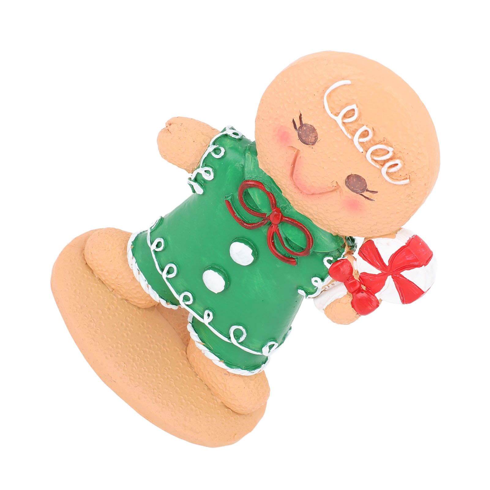 Gingerbread Kids Tabletop Figures Creativity Cute Christmas Gingerbread Table view 7