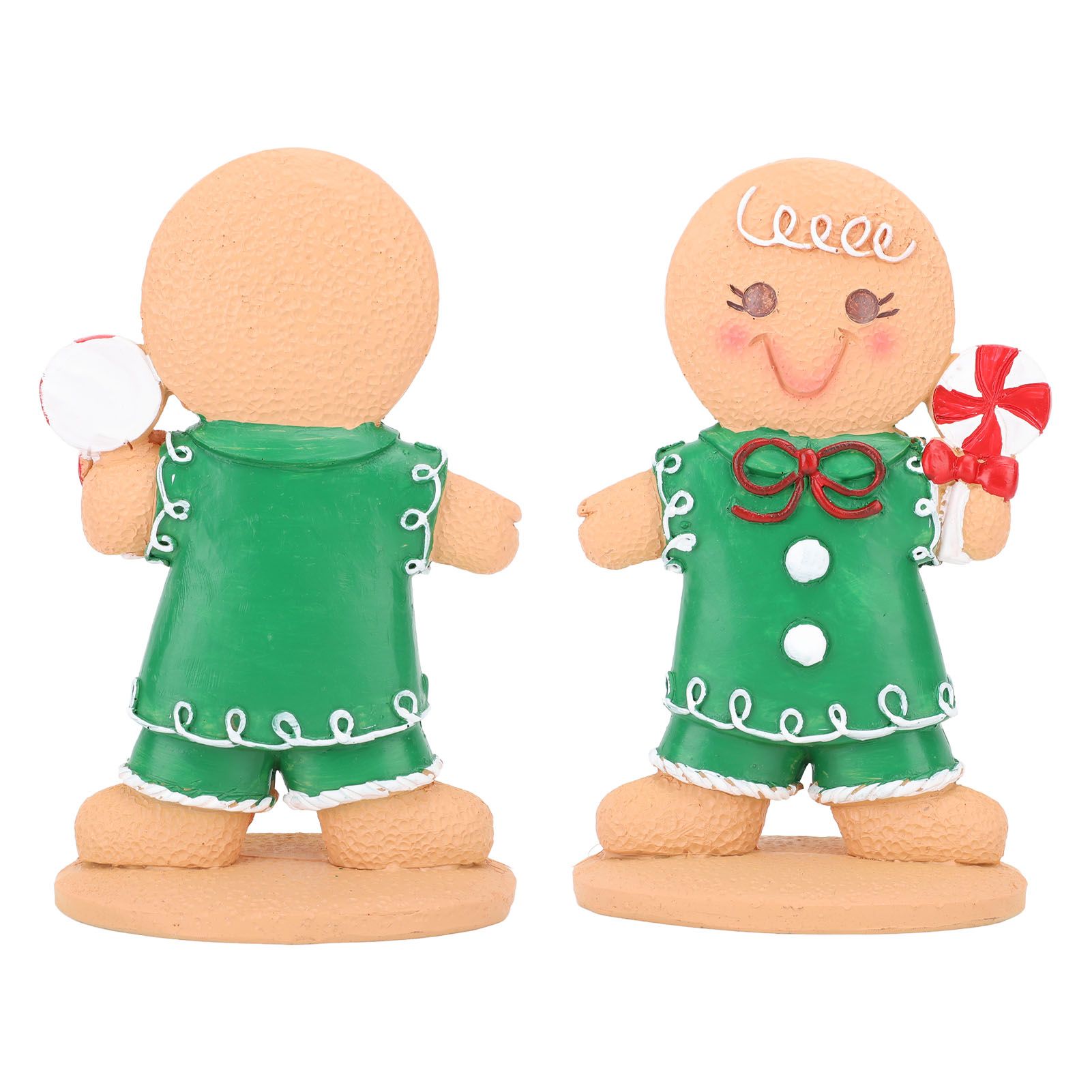 Gingerbread Kids Tabletop Figures Creativity Cute Christmas Gingerbread Table view 10