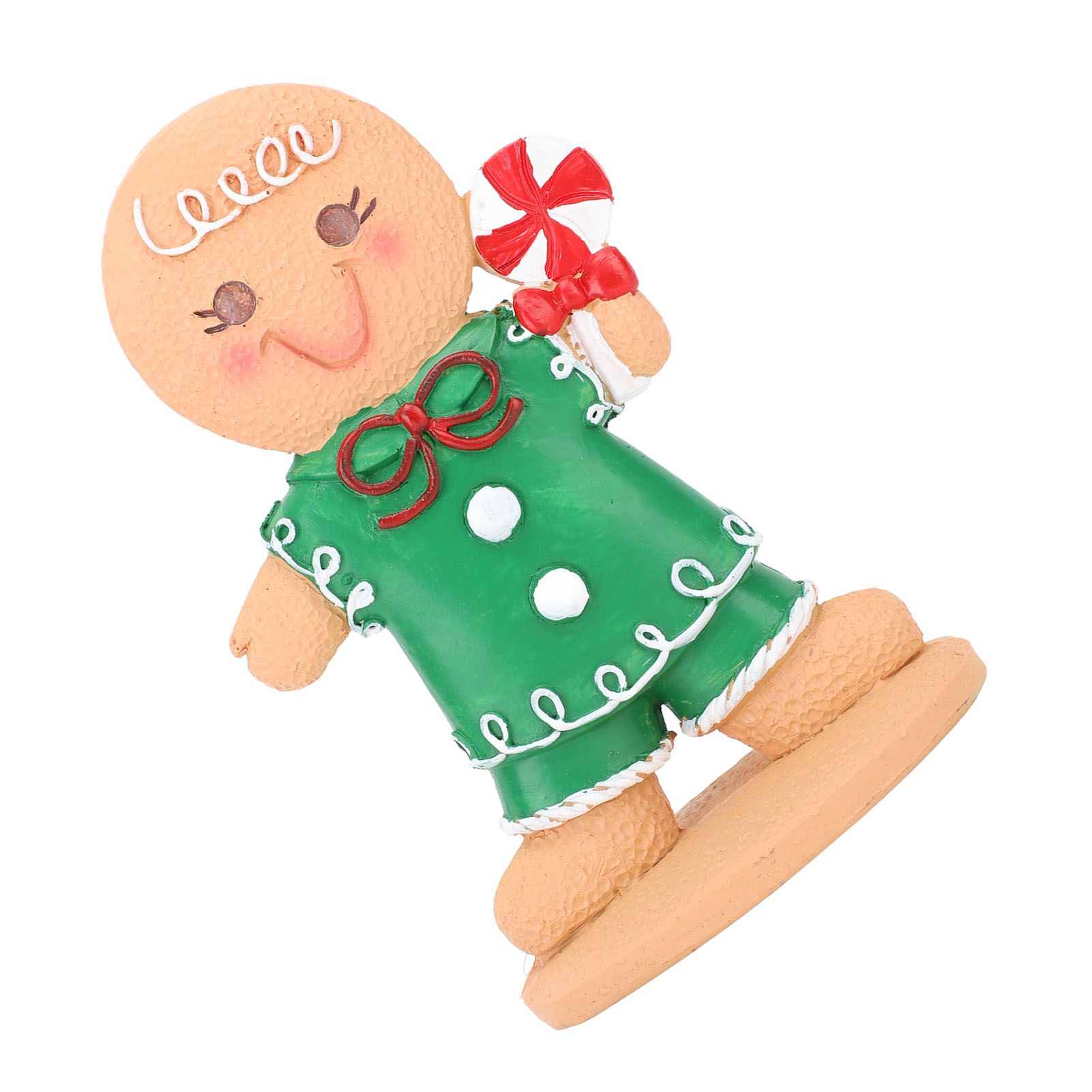 Gingerbread Kids Tabletop Figures Creativity Cute Christmas Gingerbread Table view 15