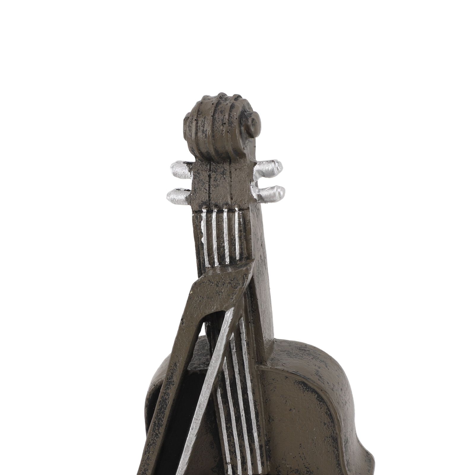 Vintage Design Violin Clock Rests On A Sheet Music Book Resin Violin Model view 15
