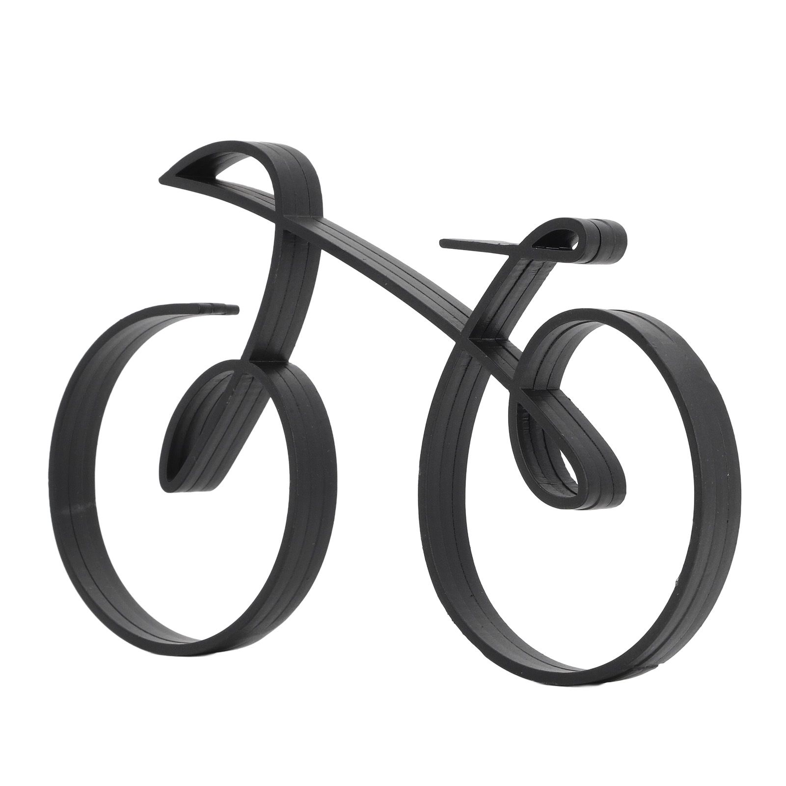 Minimalistic Bike Sculpture Metal Modern Wire Framed Style Bike Ornament Home view 7