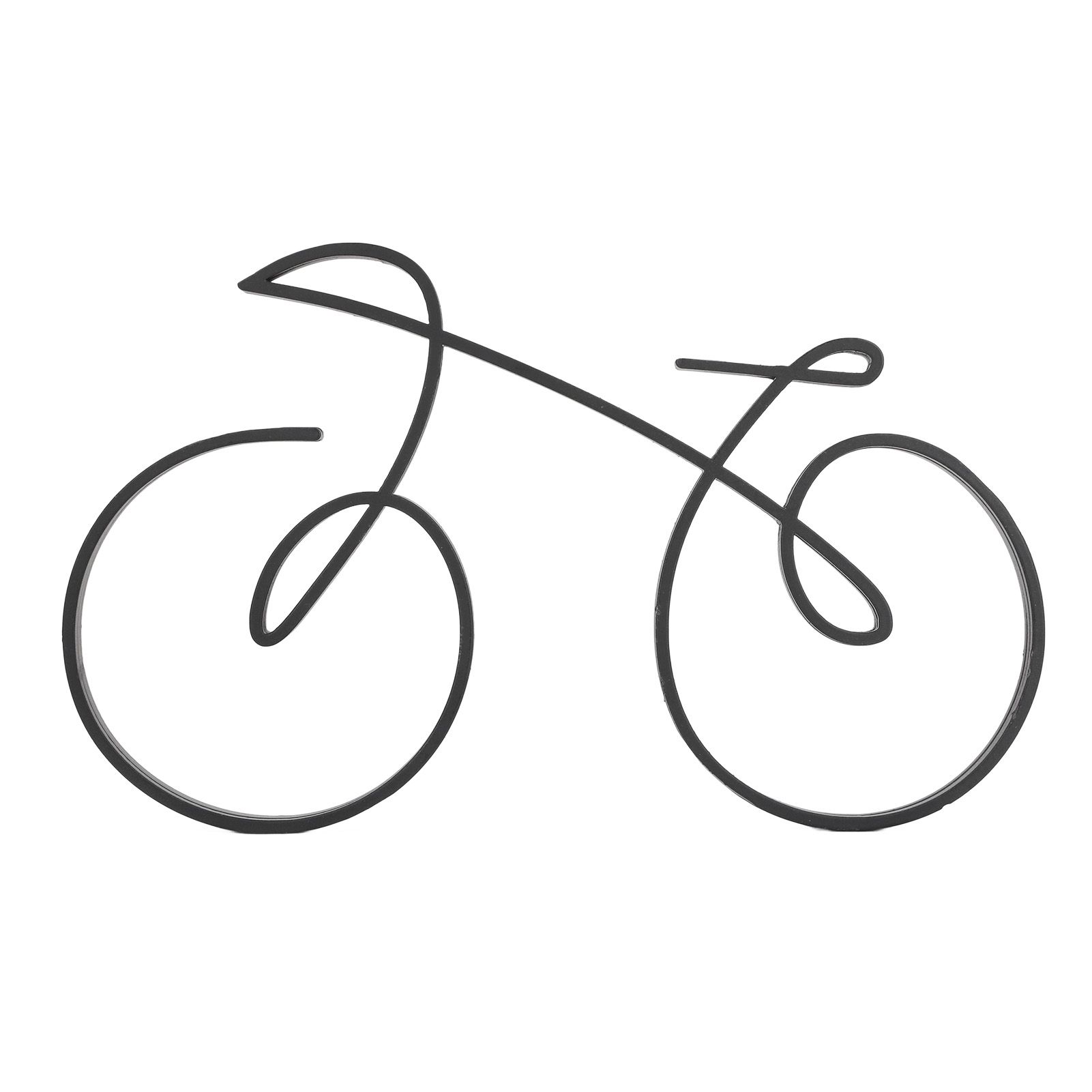 Minimalistic Bike Sculpture Metal Modern Wire Framed Style Bike Ornament Home view 8