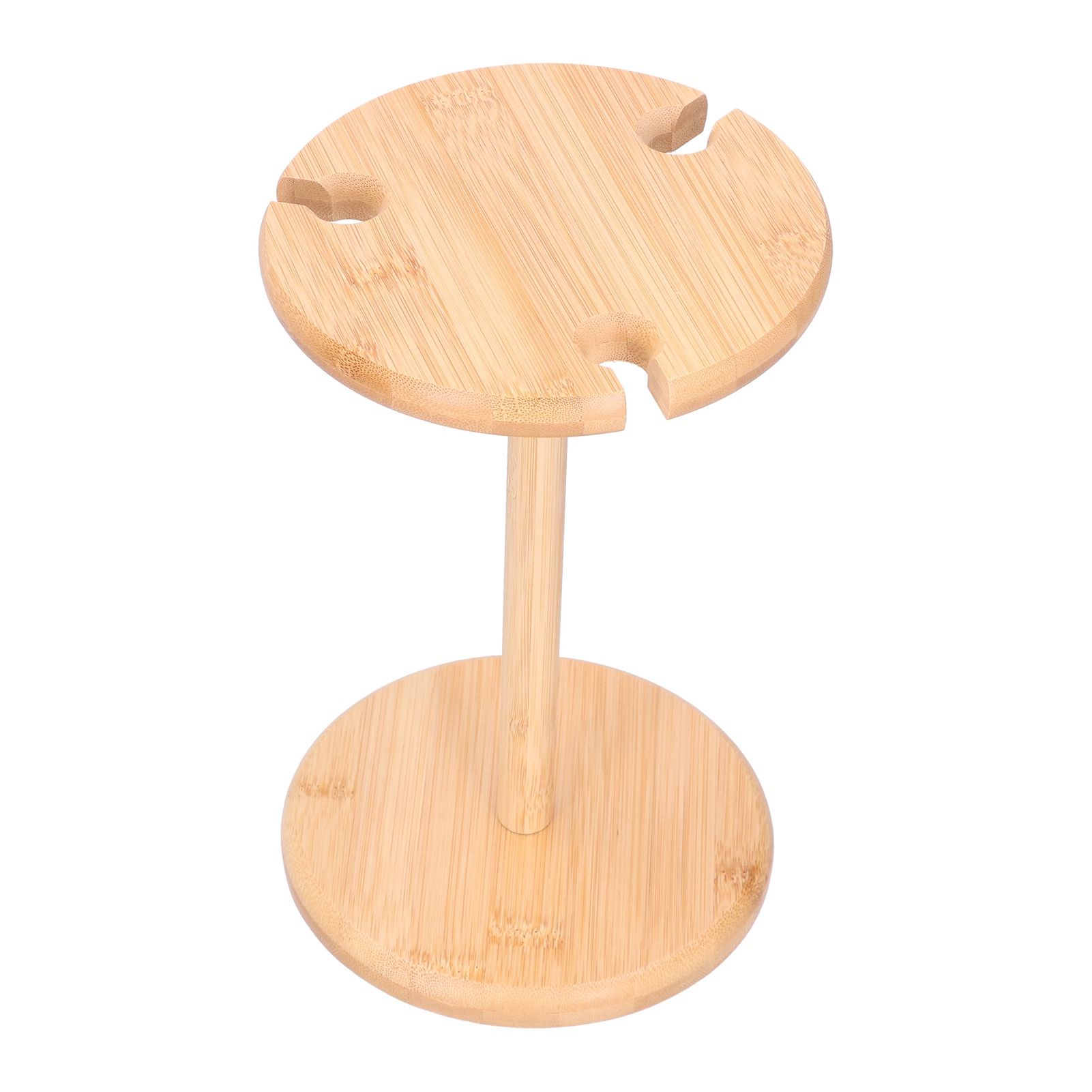 Wine Glass Cup Holder Bamboo Wood Goblet Wine Glass Hanging Drain Rack Living view 2