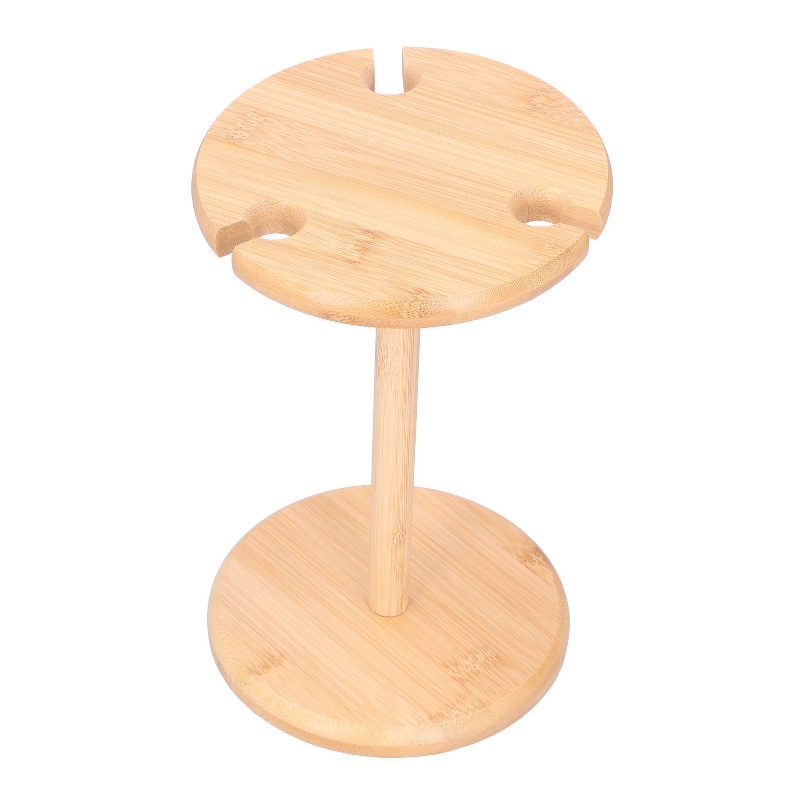 Wine Glass Cup Holder Bamboo Wood Goblet Wine Glass Hanging Drain Rack Living view 3