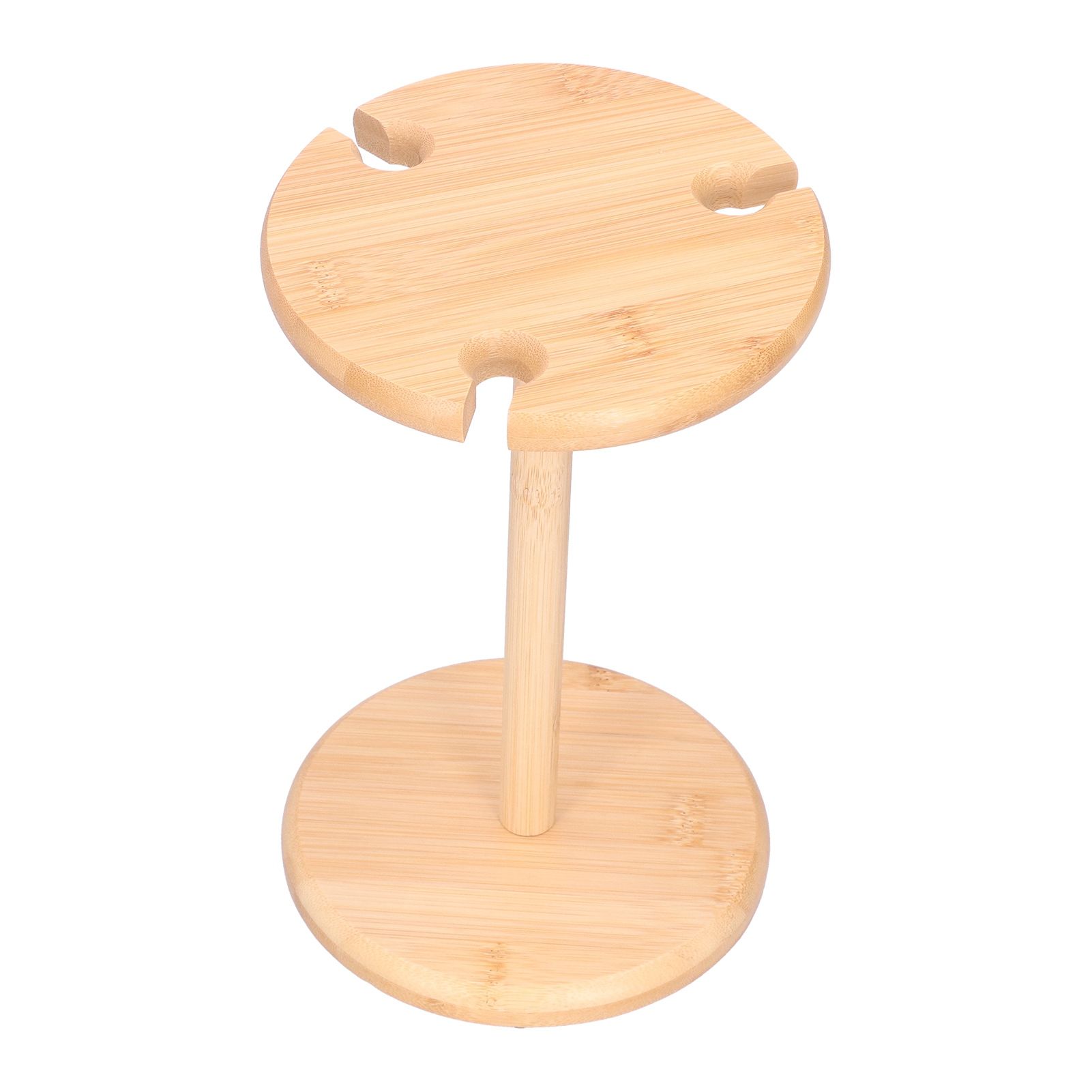 Wine Glass Cup Holder Bamboo Wood Goblet Wine Glass Hanging Drain Rack Living view 4