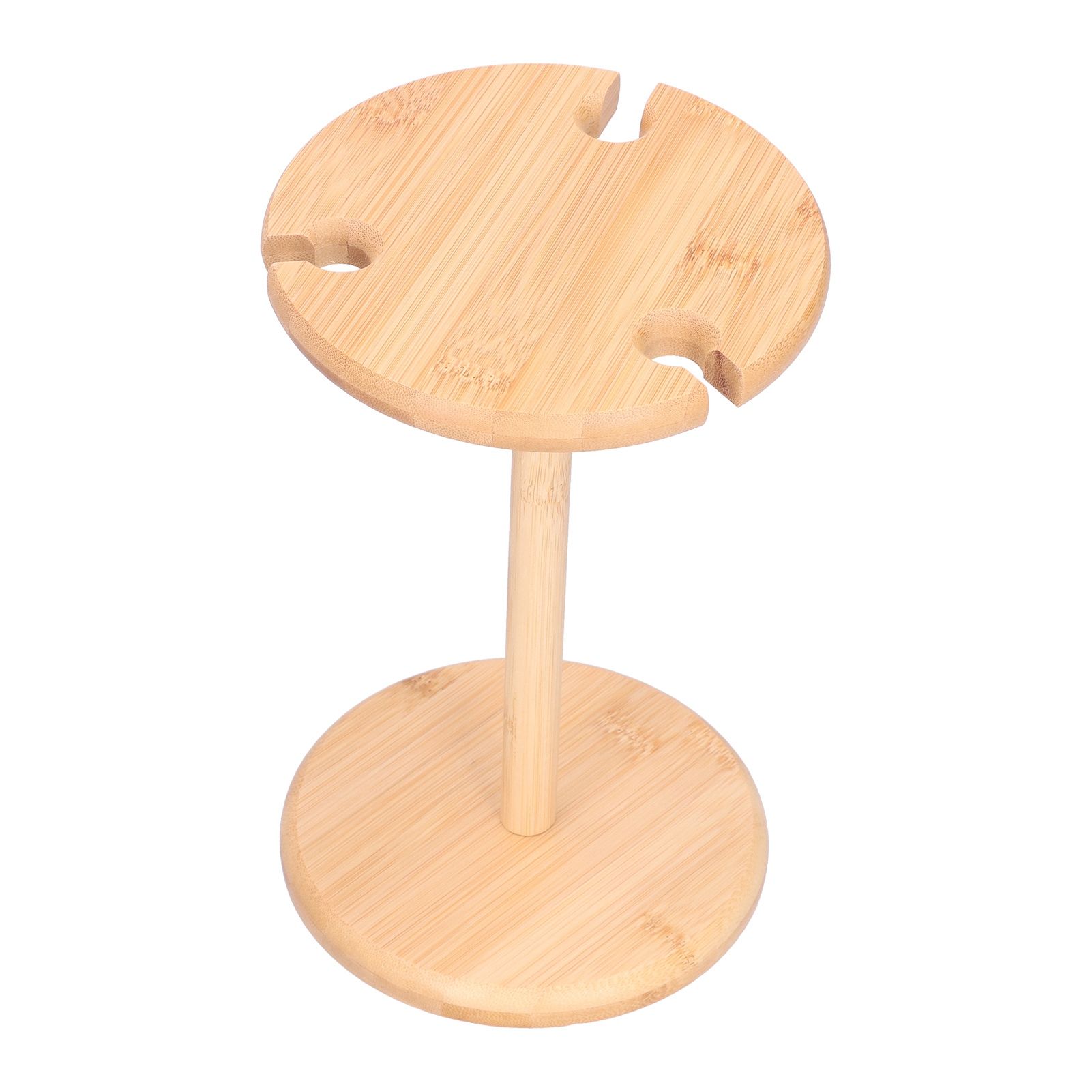 Wine Glass Cup Holder Bamboo Wood Goblet Wine Glass Hanging Drain Rack Living view 5