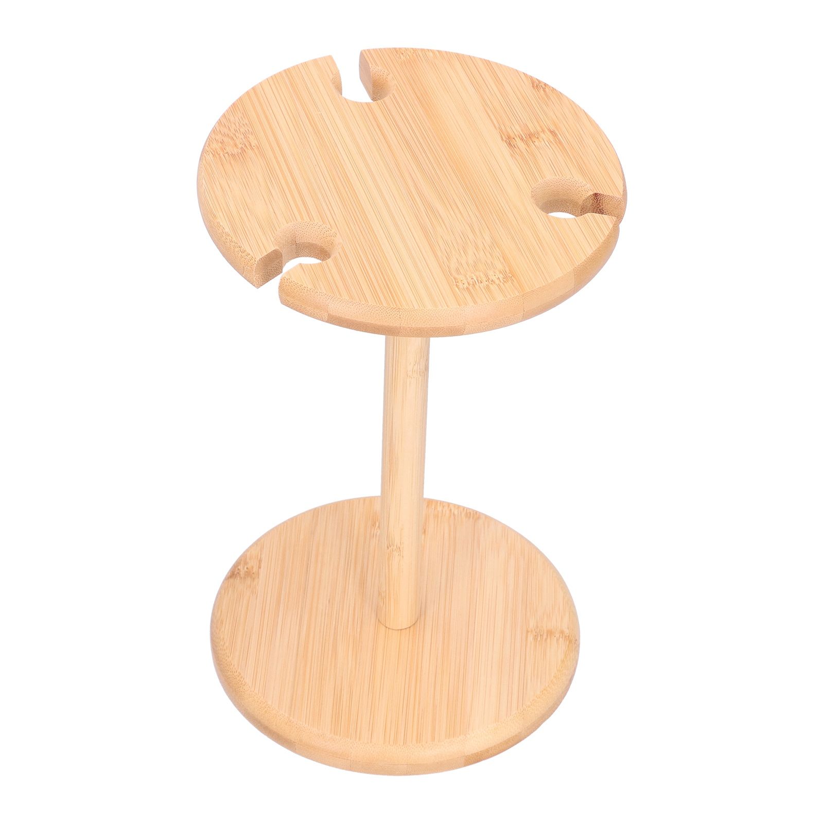 Wine Glass Cup Holder Bamboo Wood Goblet Wine Glass Hanging Drain Rack Living view 6
