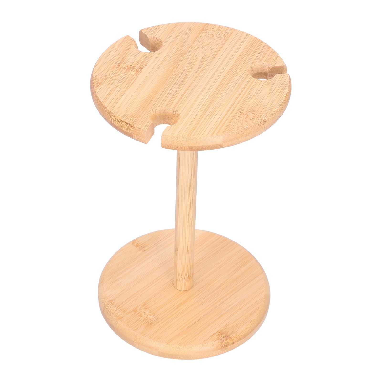 Wine Glass Cup Holder Bamboo Wood Goblet Wine Glass Hanging Drain Rack Living view 10
