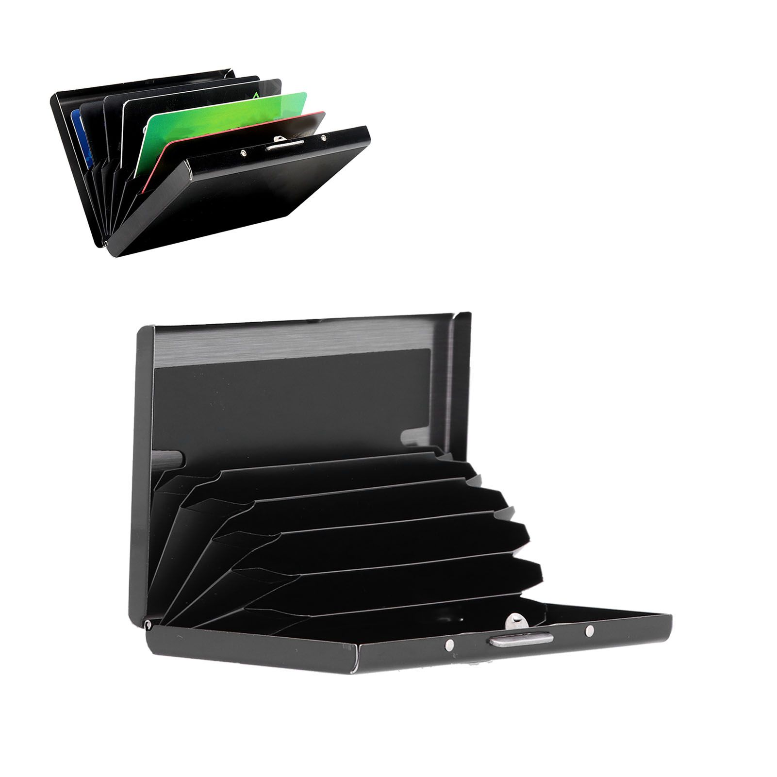 Credit Card Holder Protector Stainless Steel Credit Card Wallet Business Card view 11