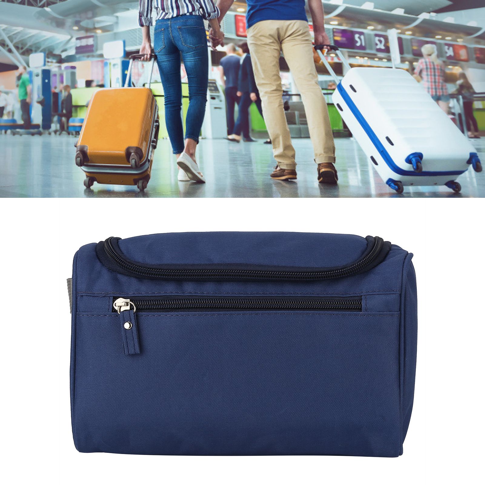 Oxford Cloth Toiletry Bag Travel Cosmetic Makeup Bag Portable Waterproof view 11