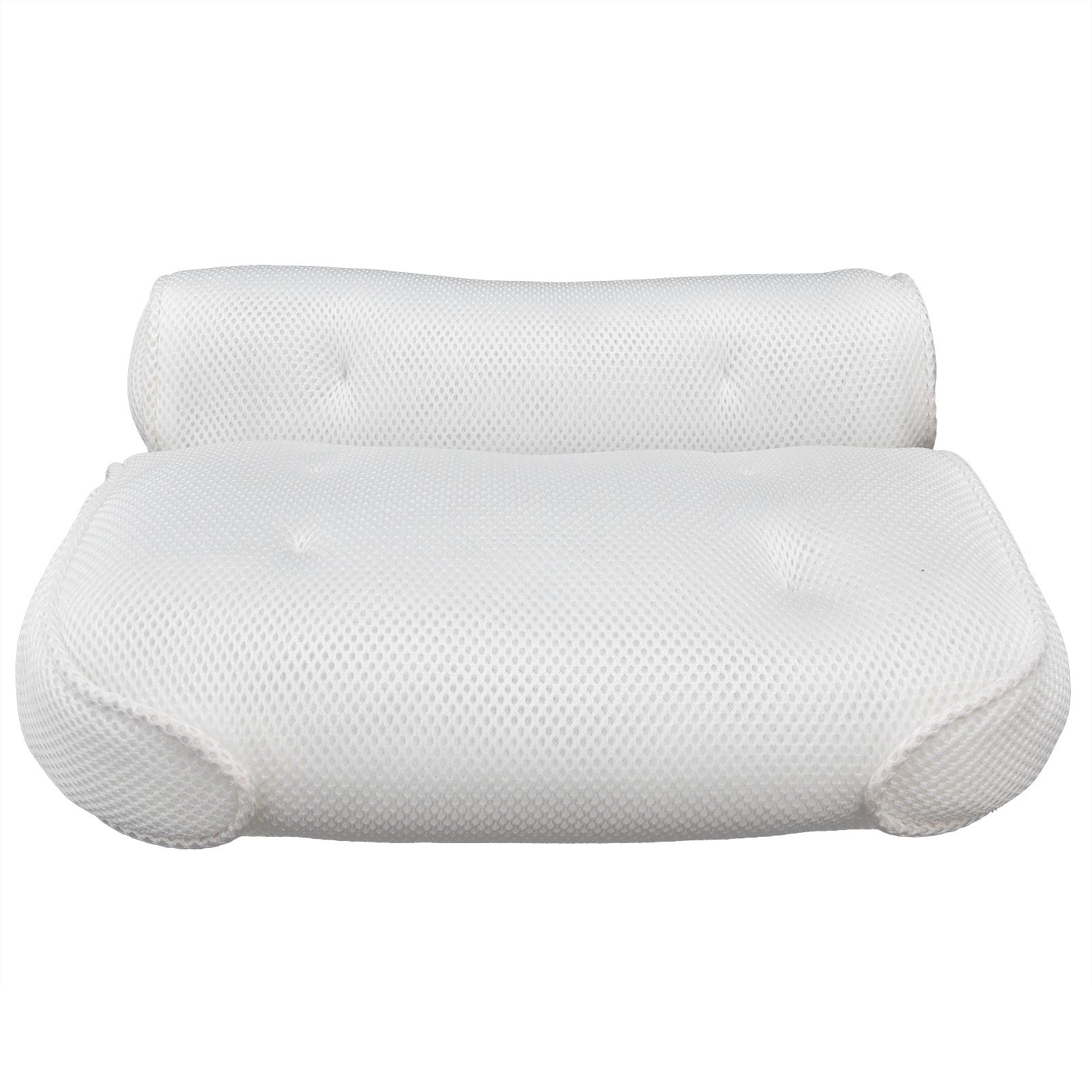 Mesh Bathroom Pillow Soft Comfortable Suction Cup Pillow Bath Tub Pillow for