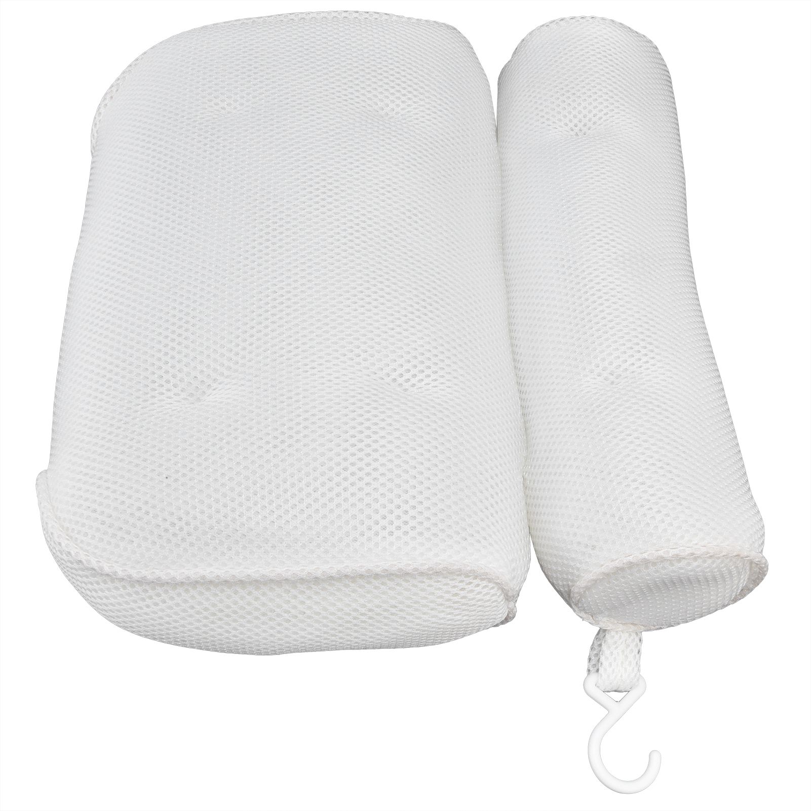 Mesh Bathroom Pillow Soft Comfortable Suction Cup Pillow Bath Tub Pillow for view 6